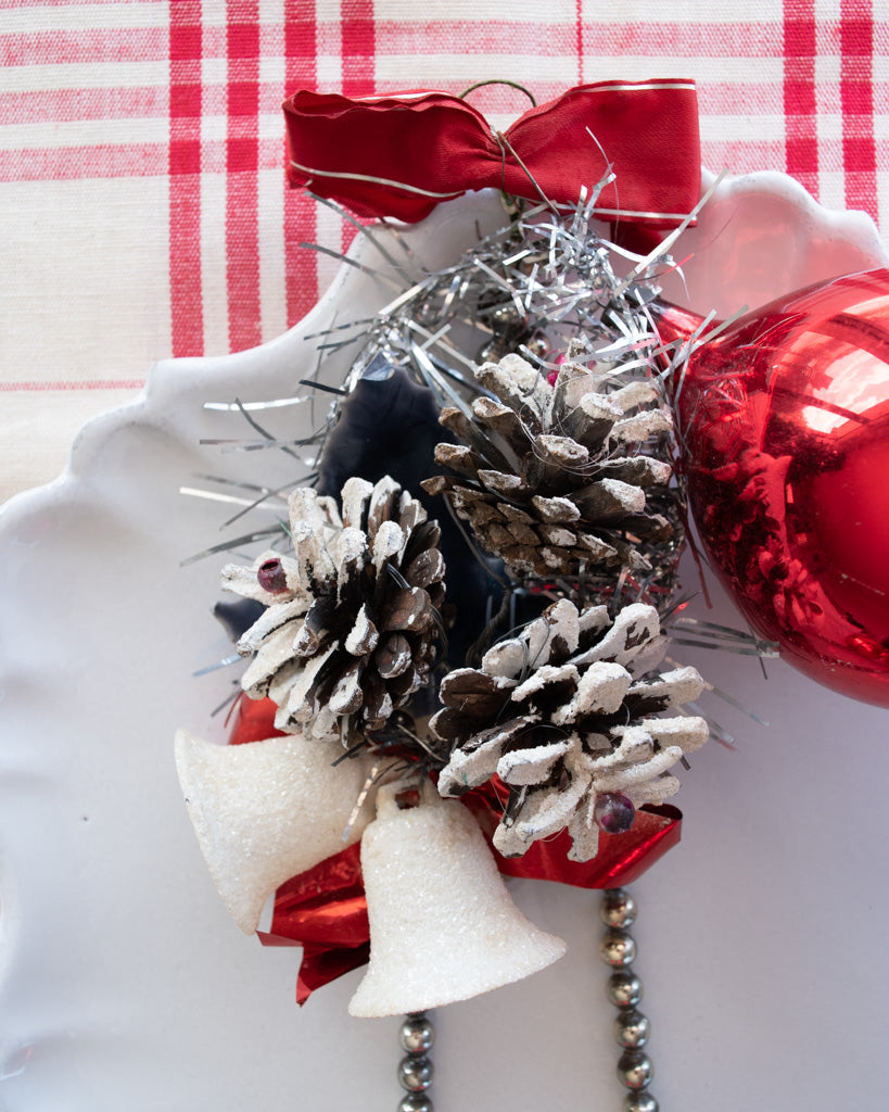 Vintage European Red Glass Ornament