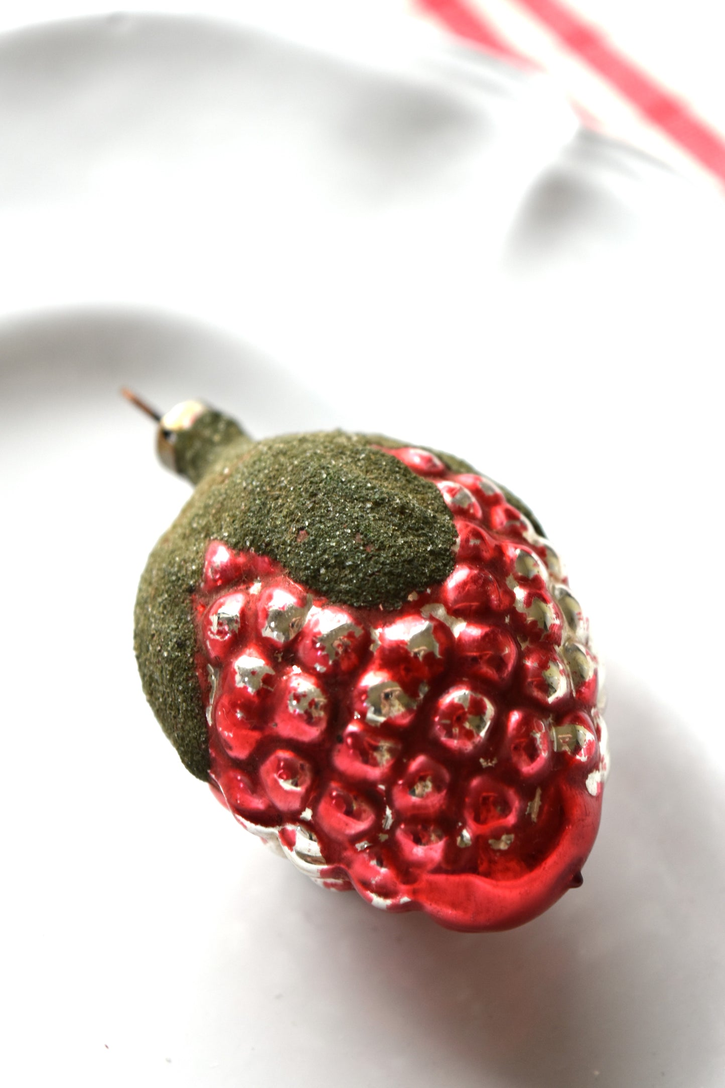 Vintage European Ornament - Strawberry