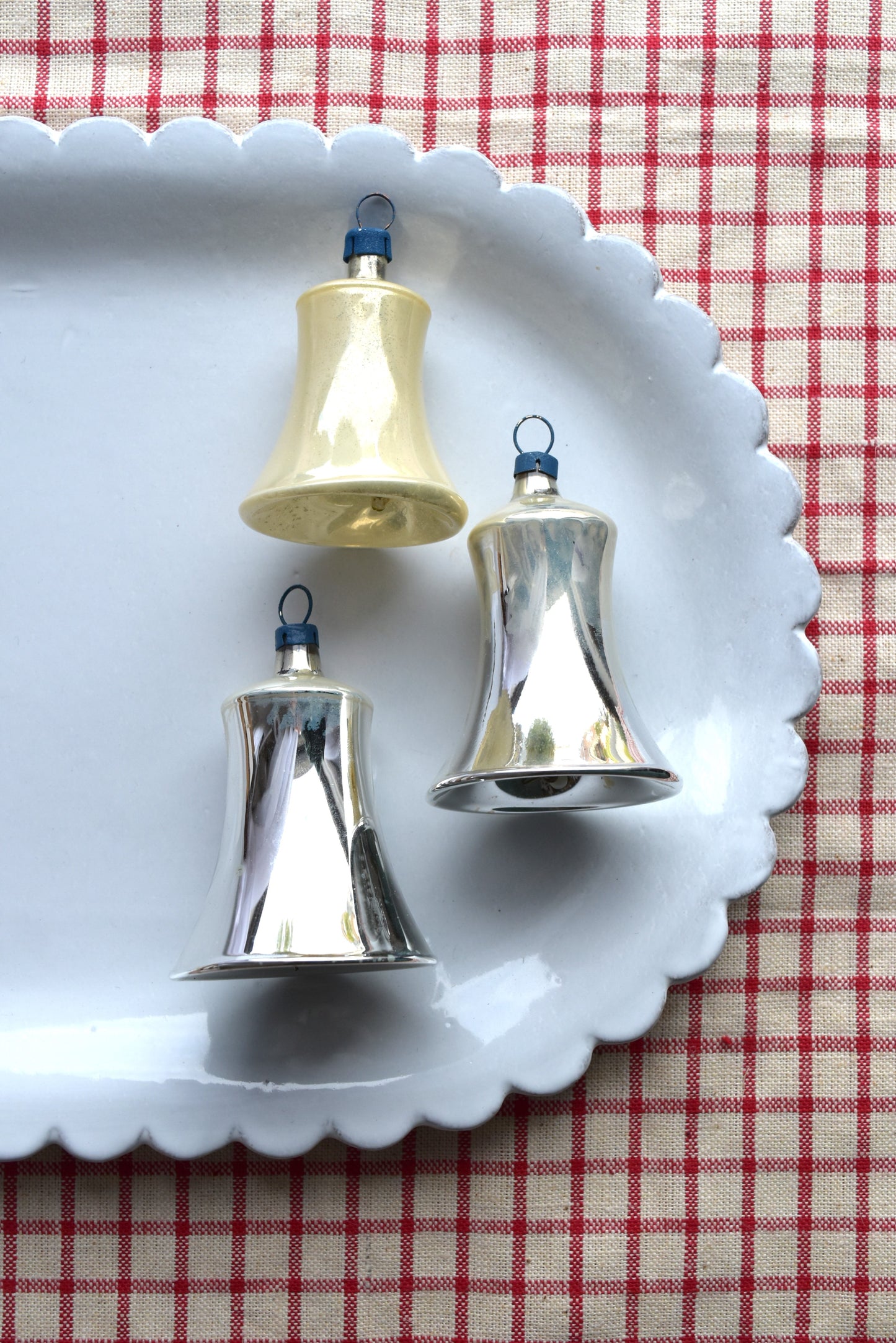 Vintage European Ornament Set - Silver Bells I