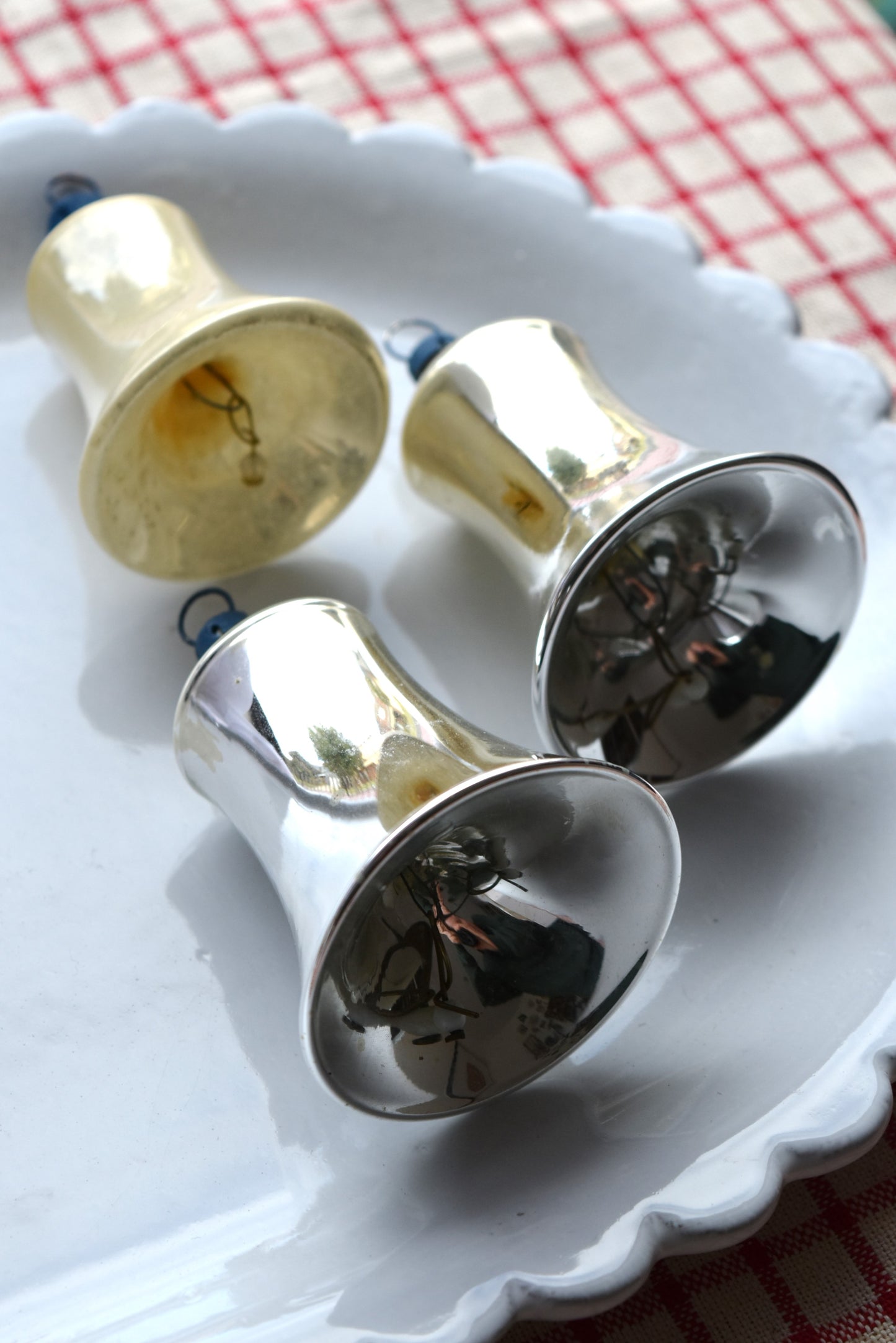 Vintage European Ornament Set - Silver Bells I