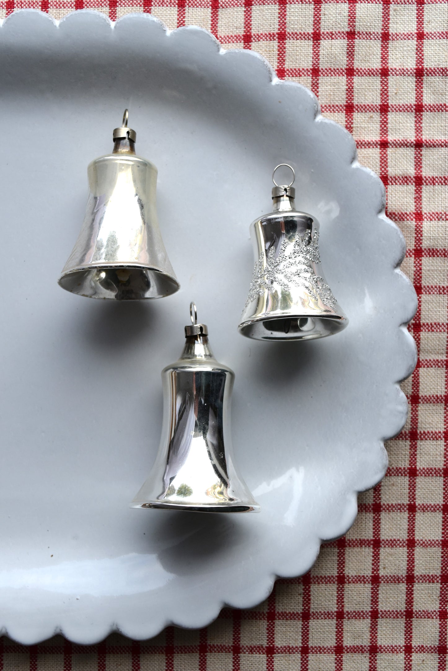 Vintage European Ornament Set - Silver Bells II