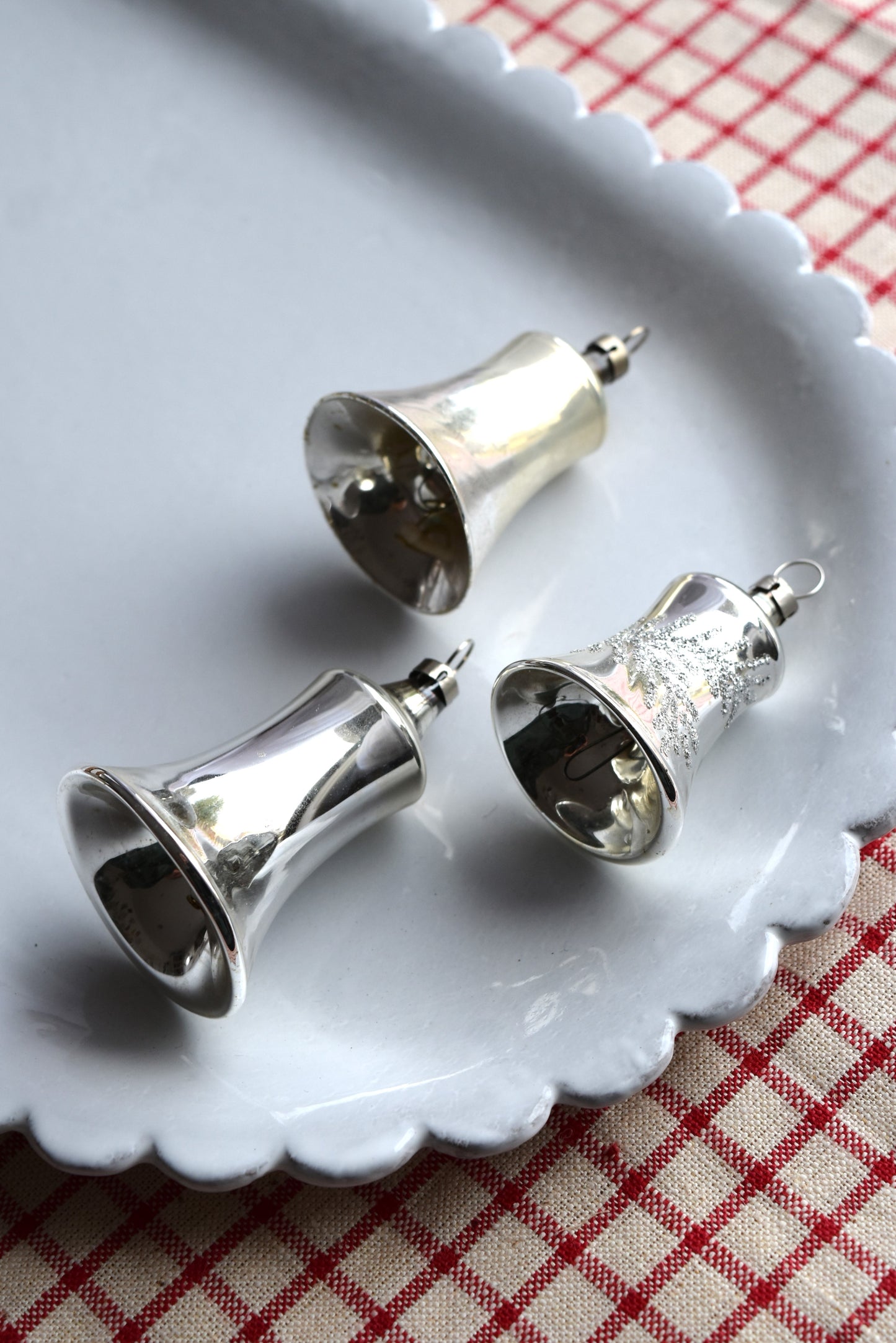 Vintage European Ornament Set - Silver Bells II