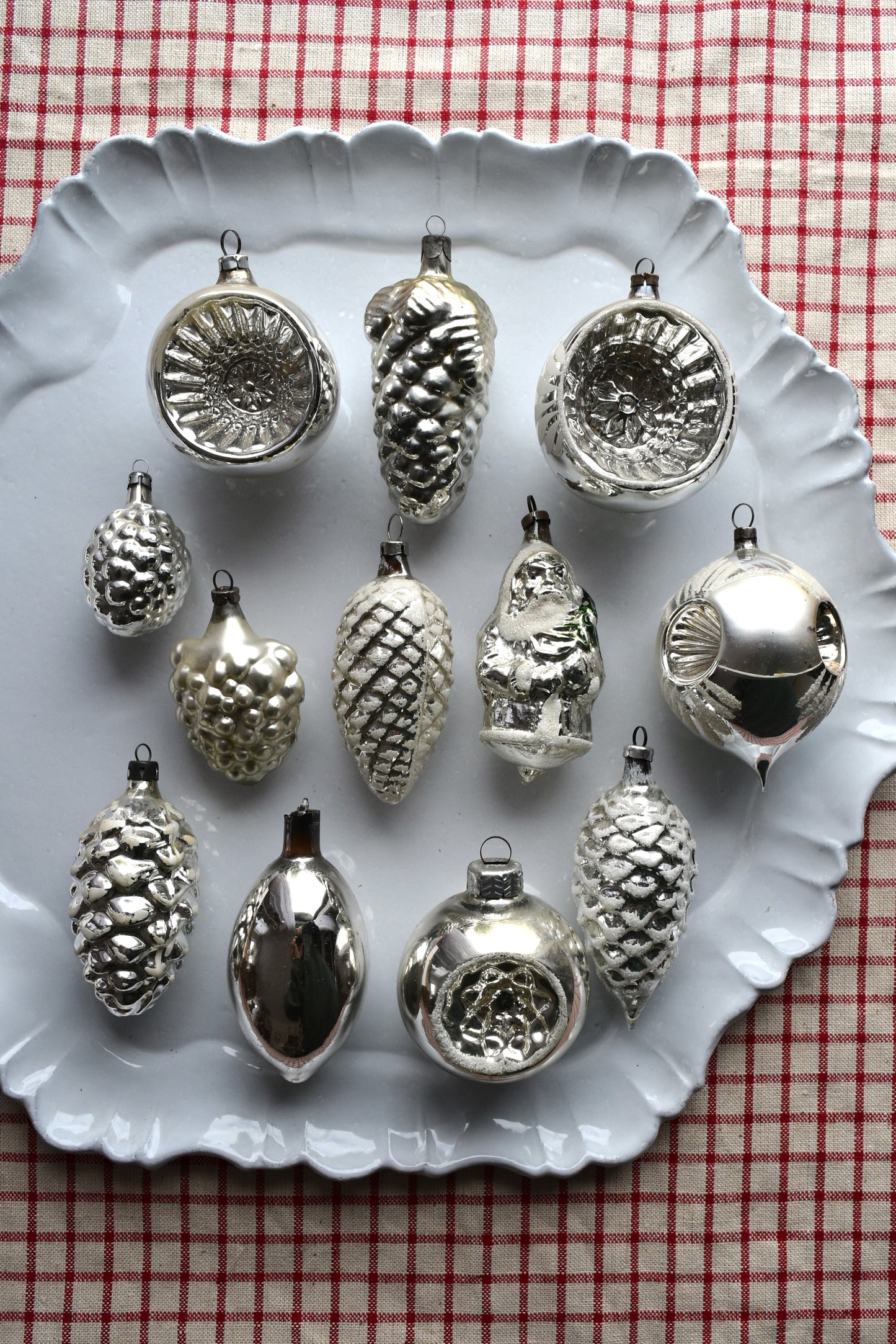 Vintage European Ornament Set - Silver IV