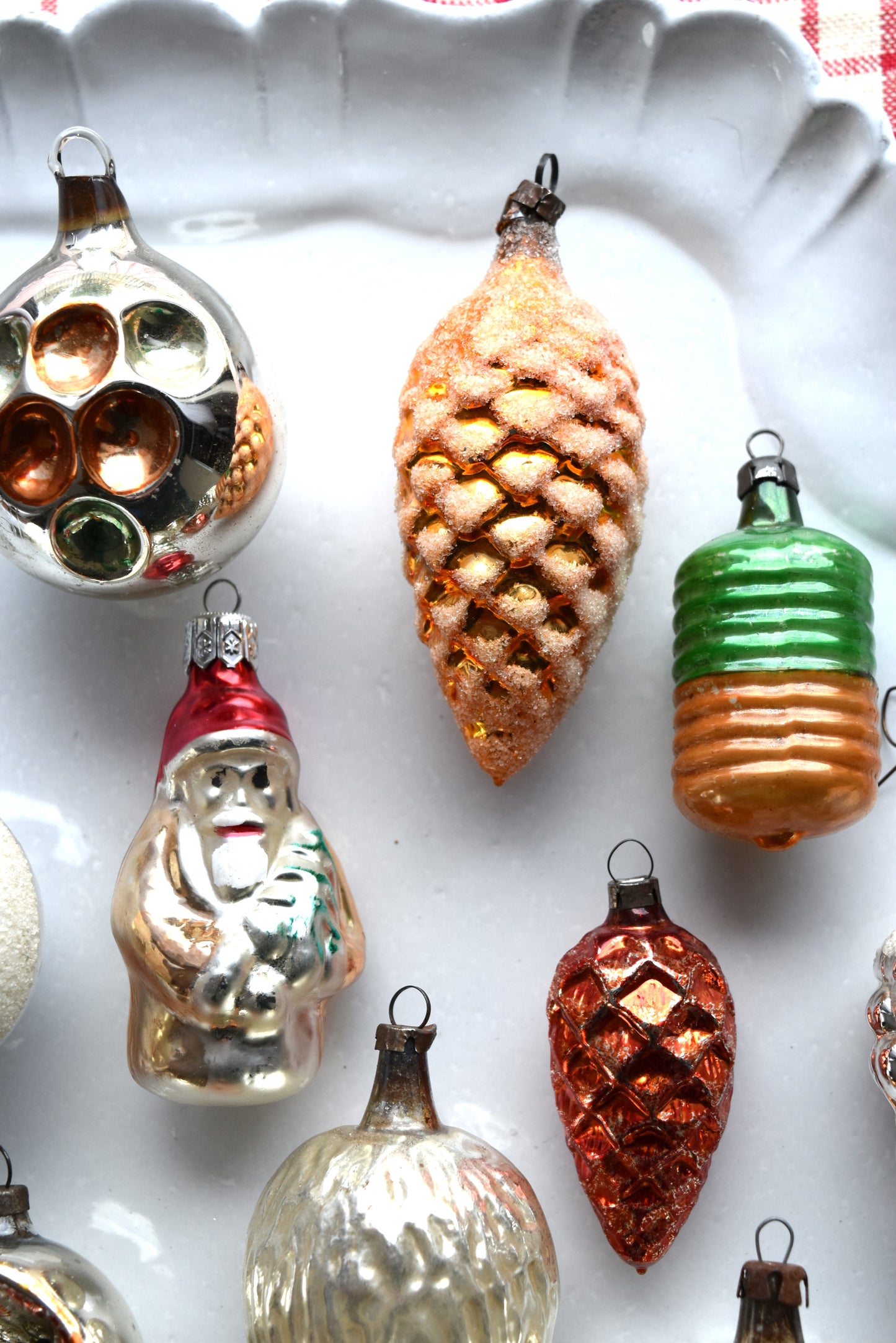 Vintage European Ornament Set - Warm Gold I