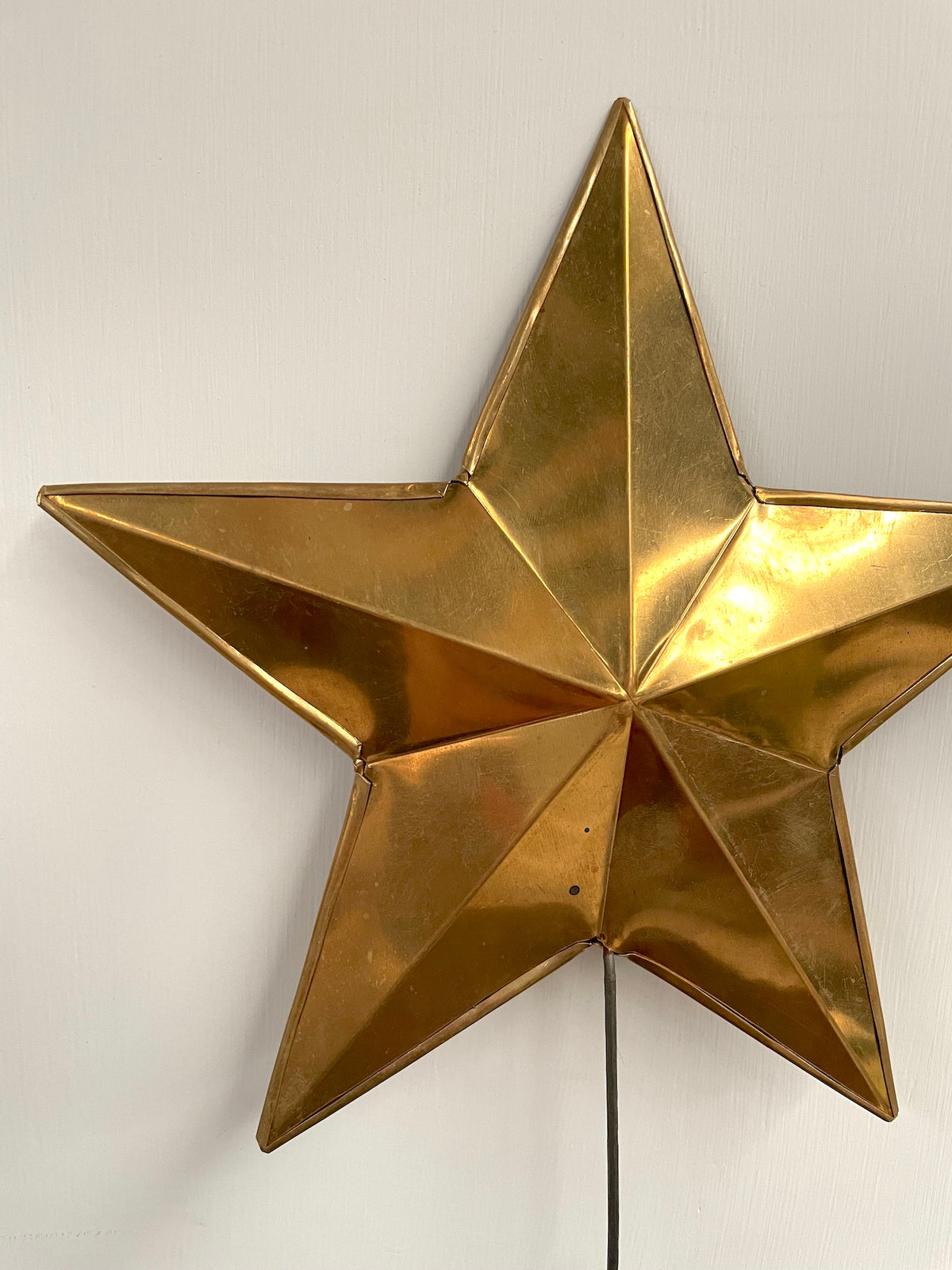 Walther & Co. Antique Brass Star Tree Topper
