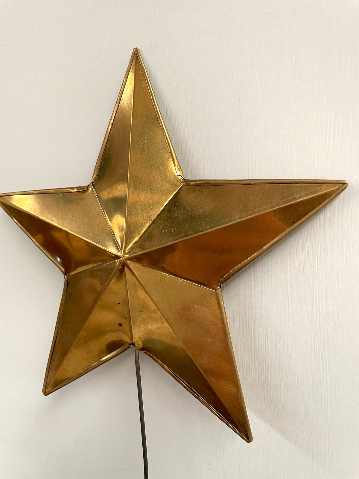 Walther & Co. Antique Brass Star Tree Topper