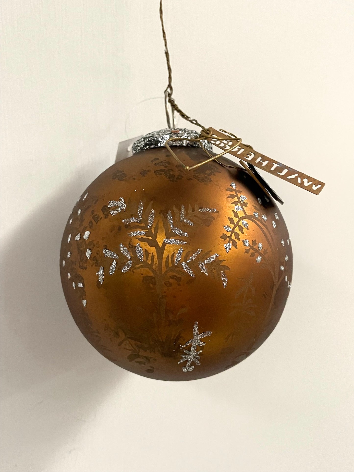 Walther & Co. Bronze Glass Forest Ball