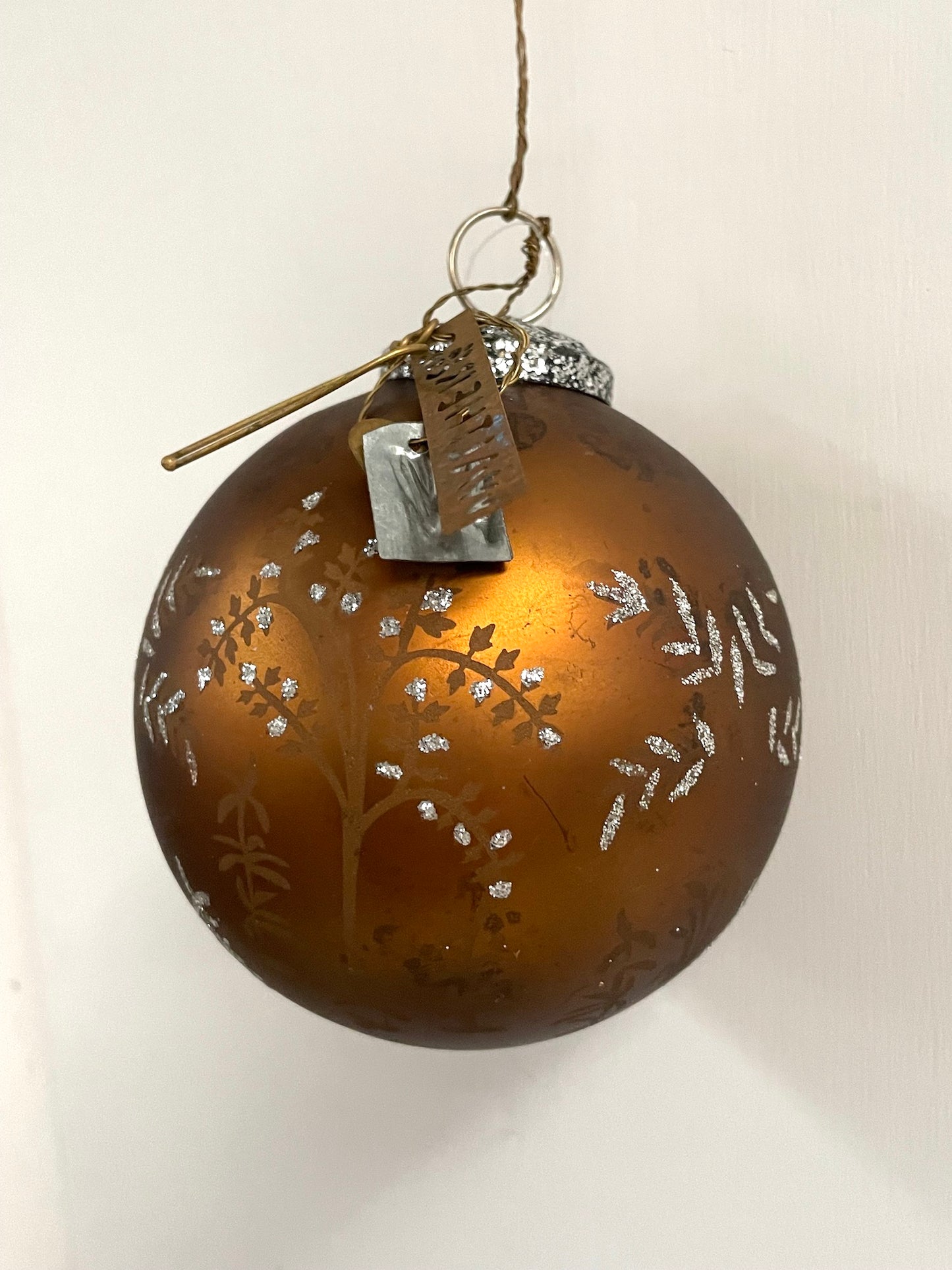 Walther & Co. Bronze Glass Forest Ball