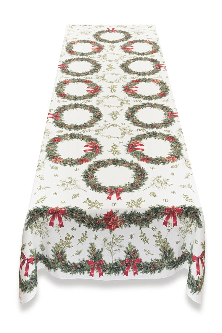 Summerill & Bishop 'Garland' Linen Tablecloth