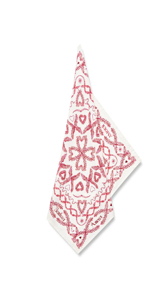 Summerill & Bishop 'Amour Bonheur' Linen Napkin