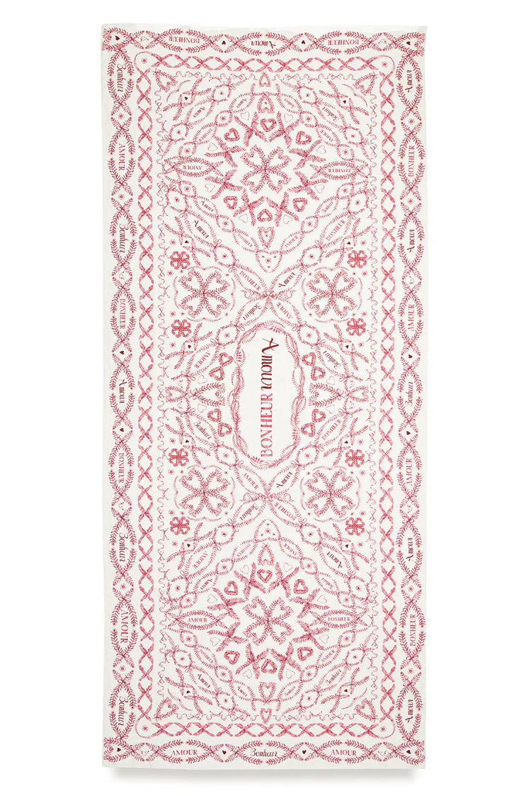 Summerill & Bishop 'Amour Bonheur' Linen Tablecloth