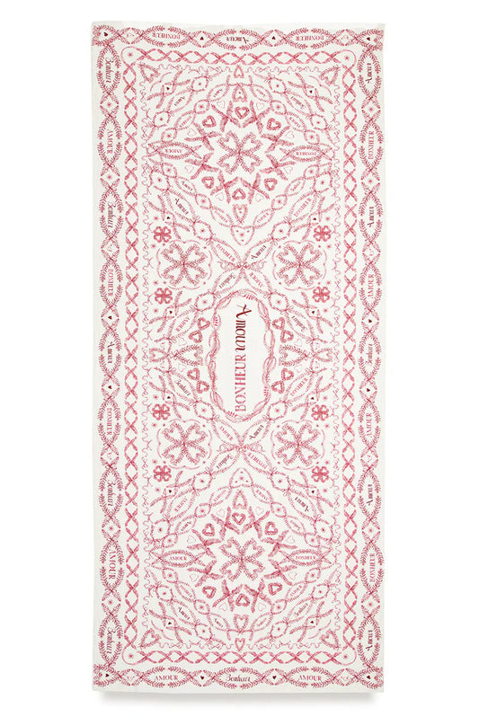 Summerill & Bishop 'Amour Bonheur' Linen Tablecloth