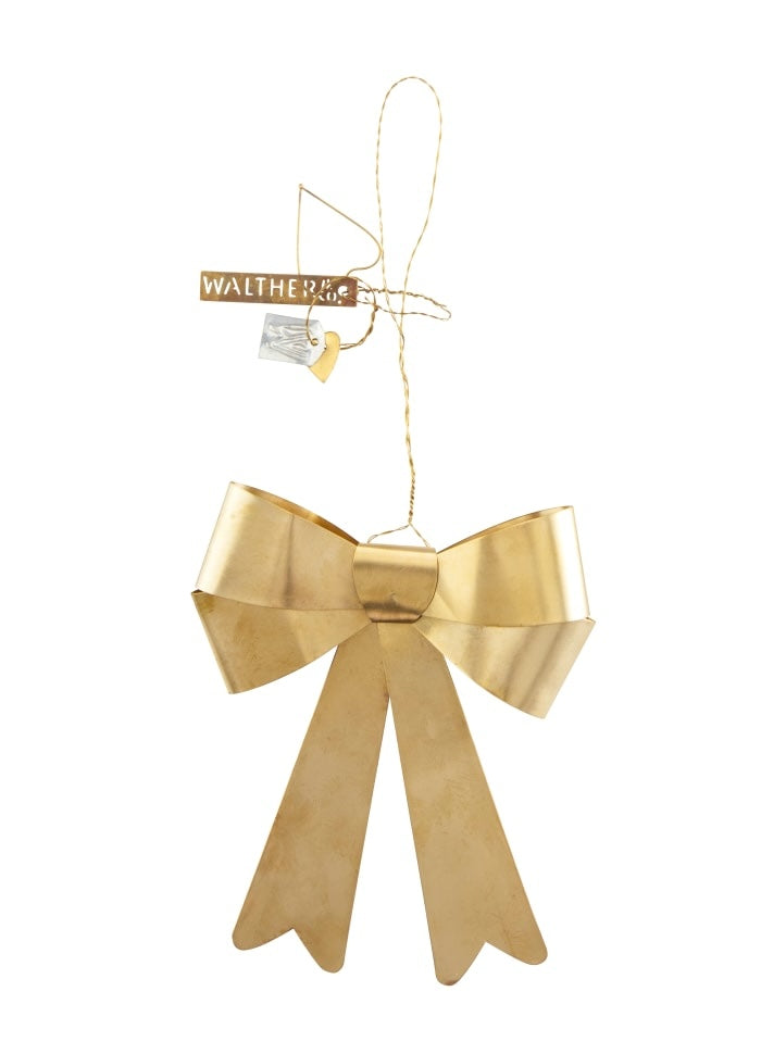 Walther & Co. Small Brass Bow Ornament