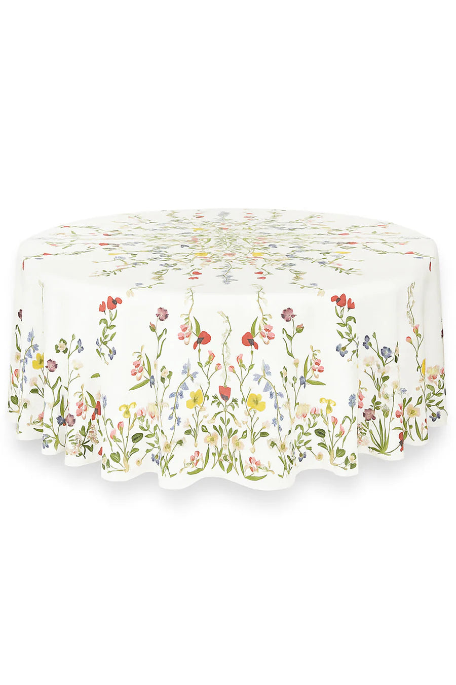 Summerill & Bishop x John Derian 'Botanical Wildflower' Round Linen Tablecloth
