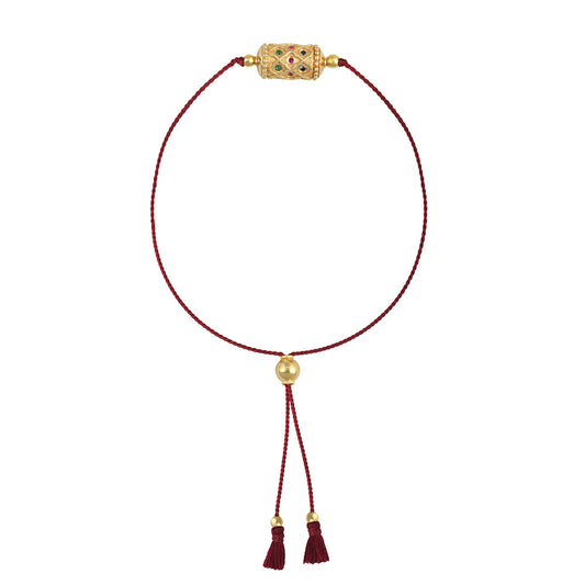 Fine French Gold Bracelet - 'Rakhi I See You'