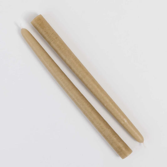 French Coloured Pair Of Candlesticks - Linen