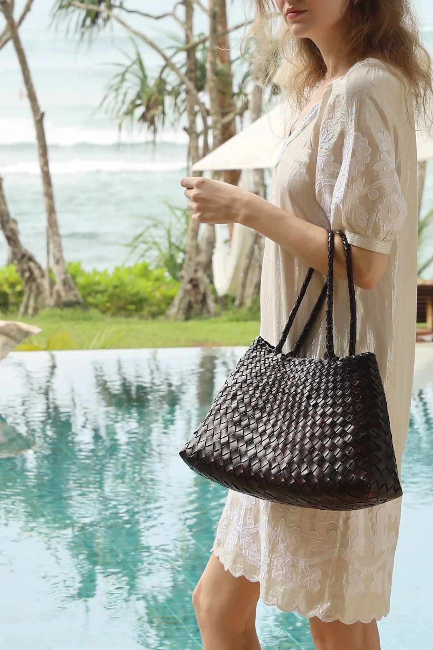 Dragon Diffusion Santa Croce Big Bag - Chocolate Brown