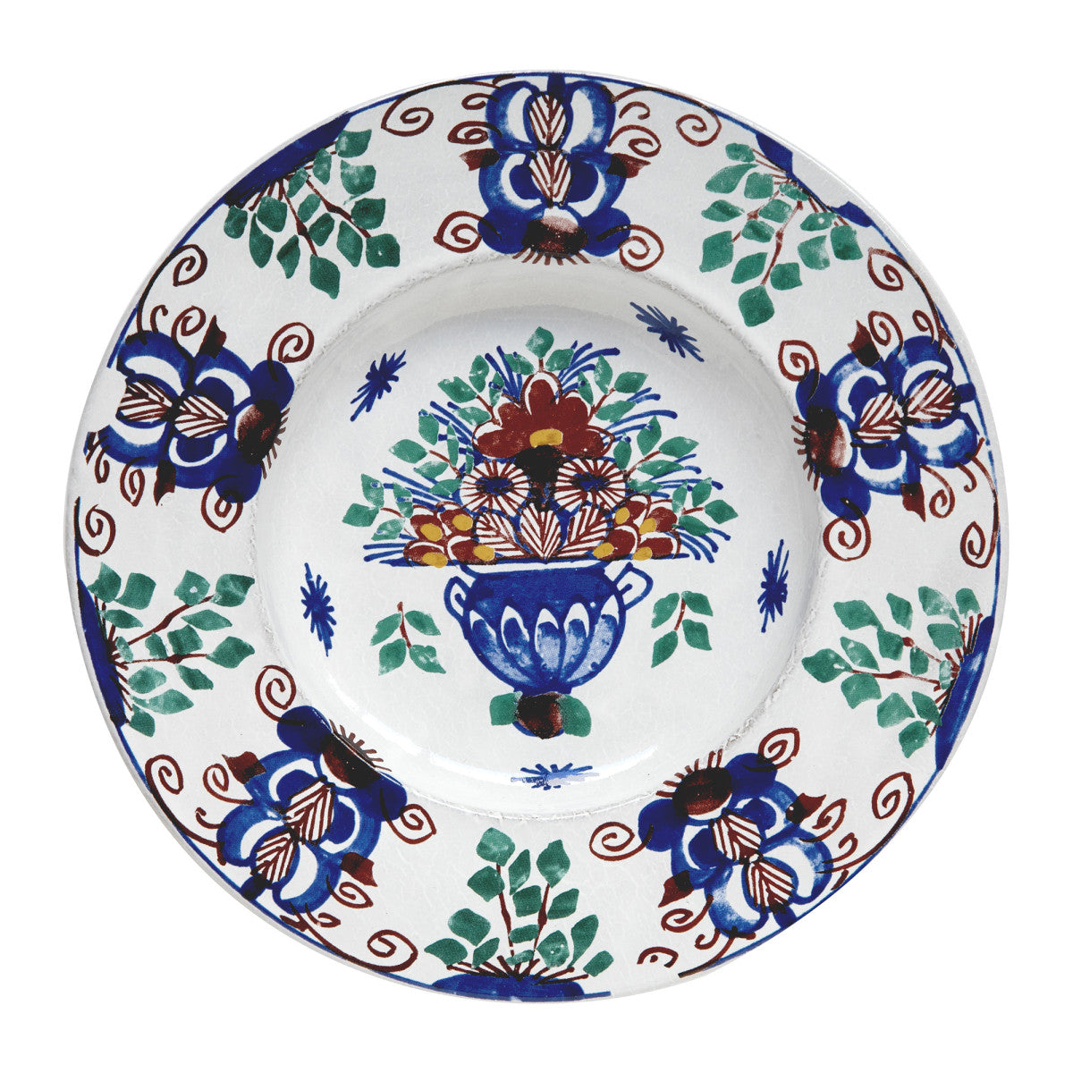 Astier de Villatte John Derian Dutch Peacock Medium Plate