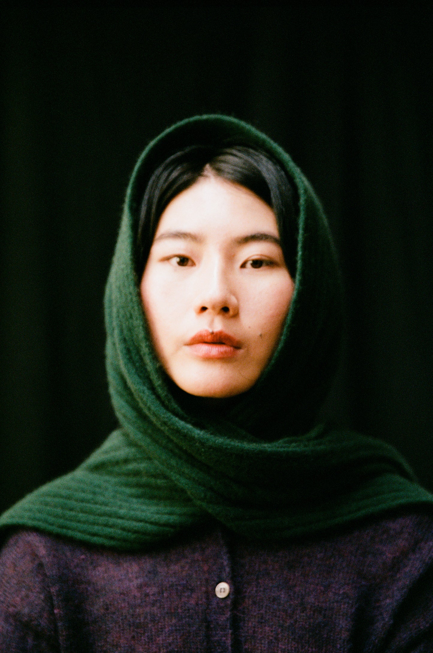 Francie Ripple Scarf Verdant Green