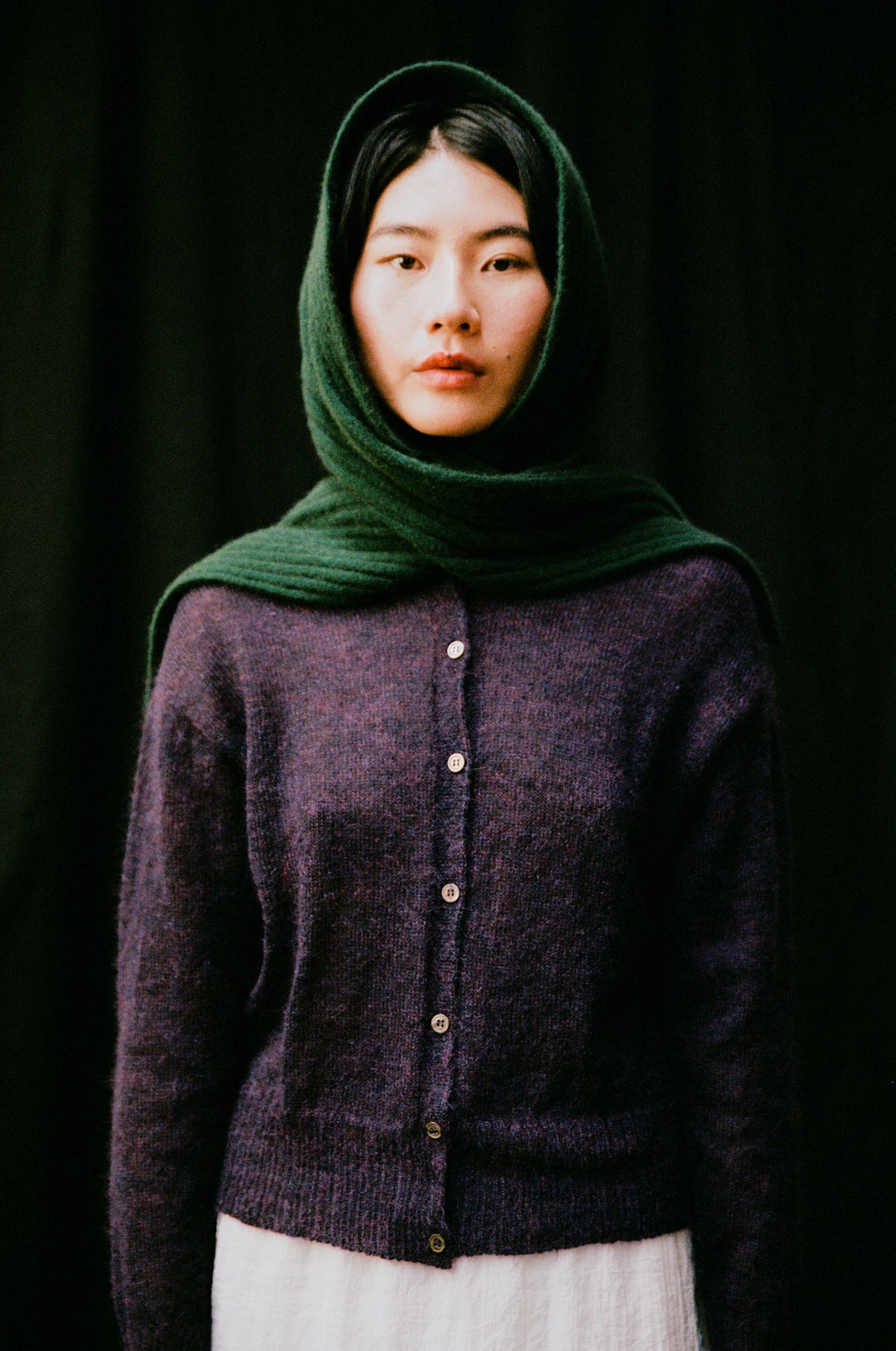 Francie Ripple Scarf Verdant Green