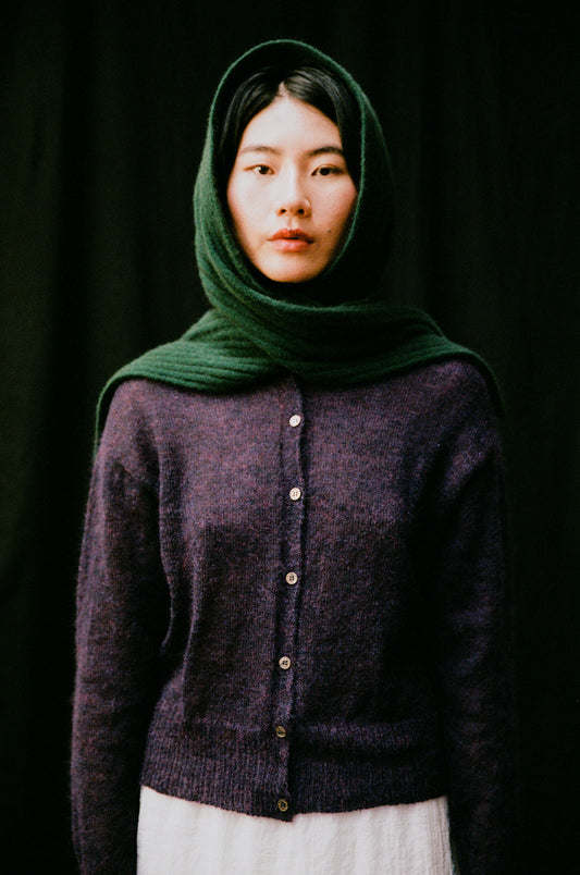 Francie Ripple Scarf Verdant Green
