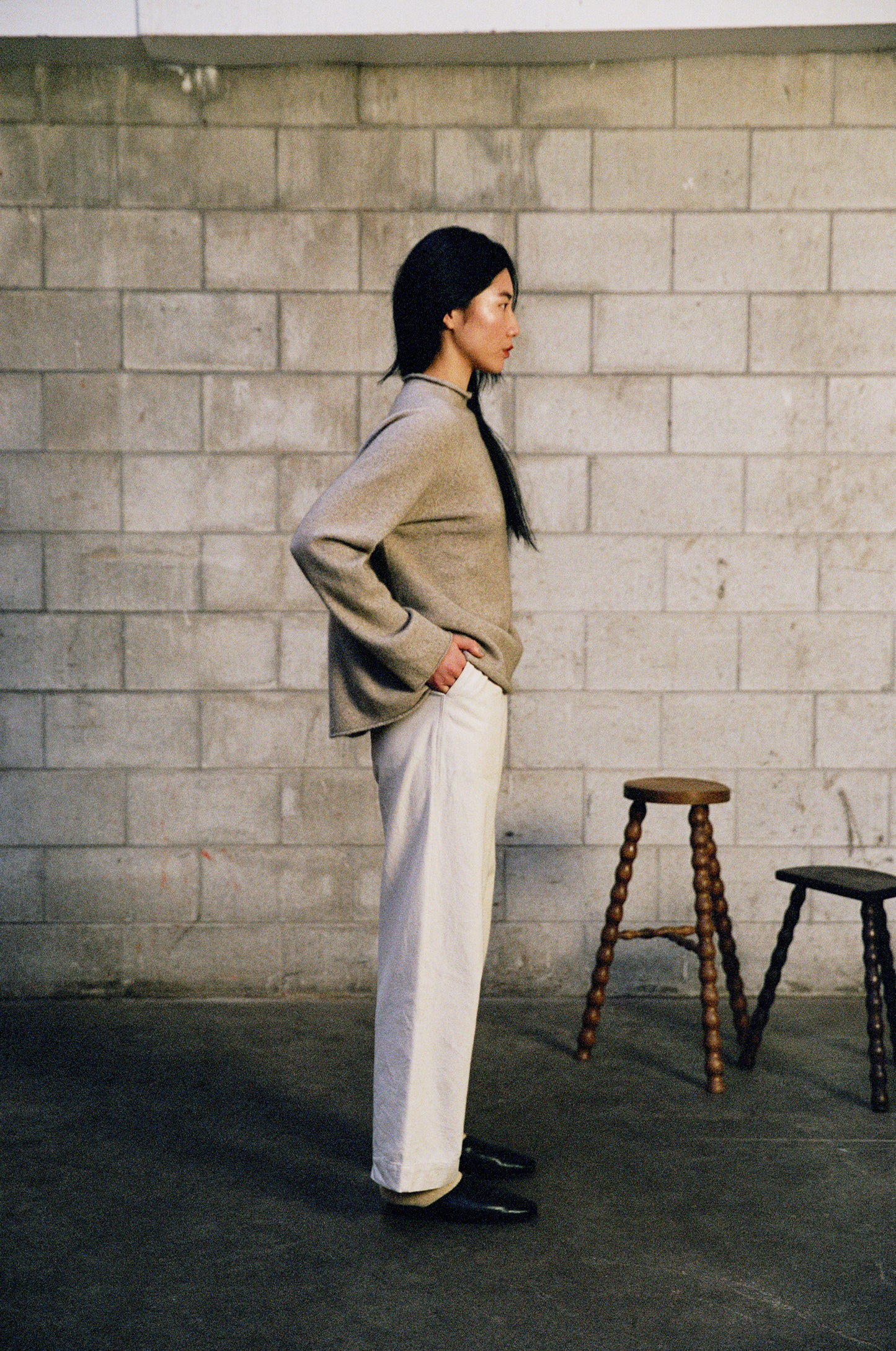 Francie Eclipse Knit Natural