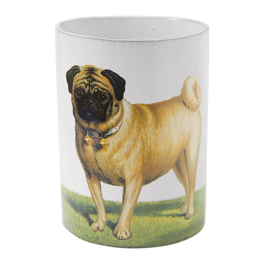 Astier de Villatte 'Avril Grandfather' Pug Dog Vase