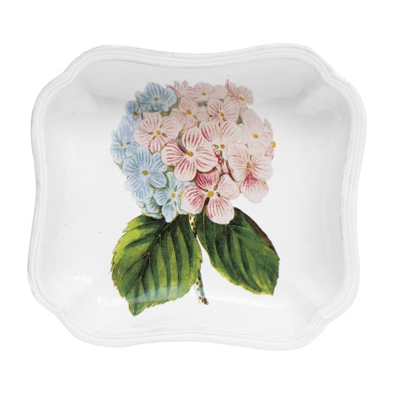 Astier de Villatte John Derian Hydrangea Flower Soup Plate