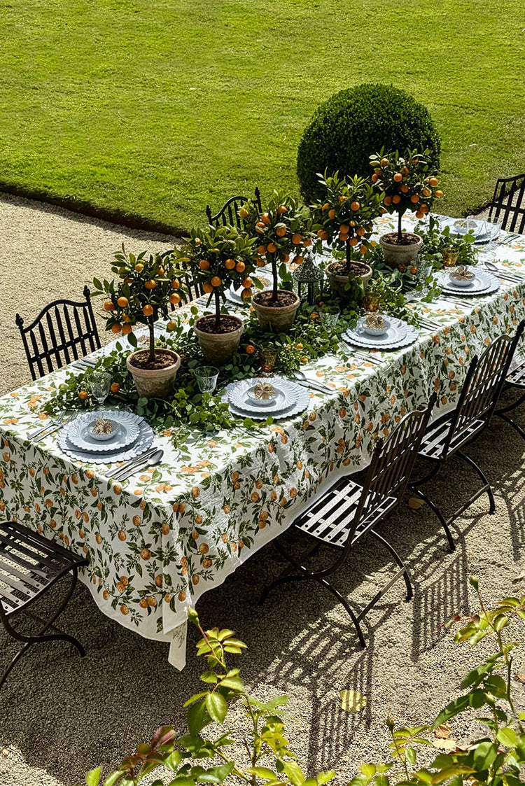 Summerill & Bishop 'L'Orangerie' Linen Tablecloth