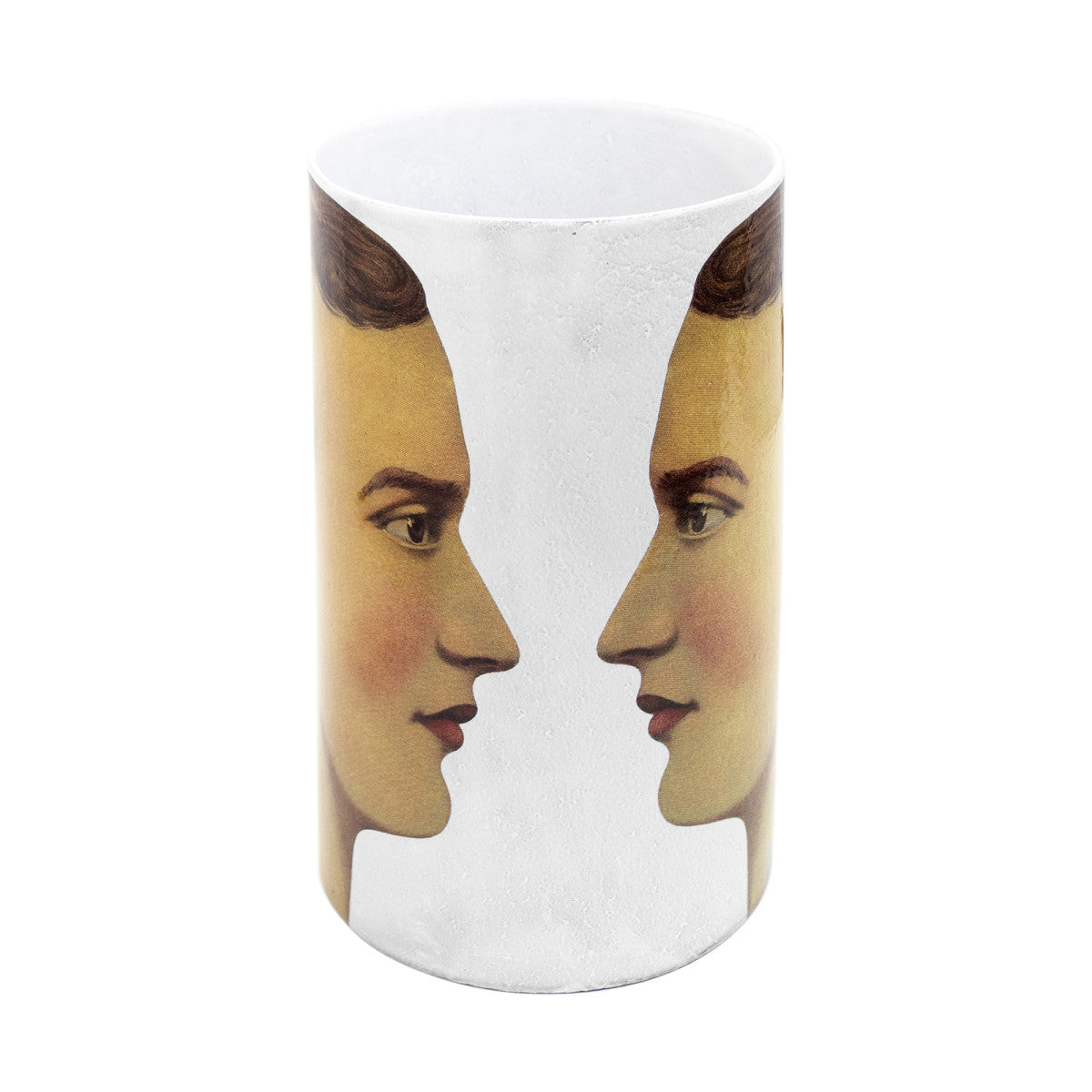 Astier de Villatte 'The Vase Has Two Faces' - Tube Vase