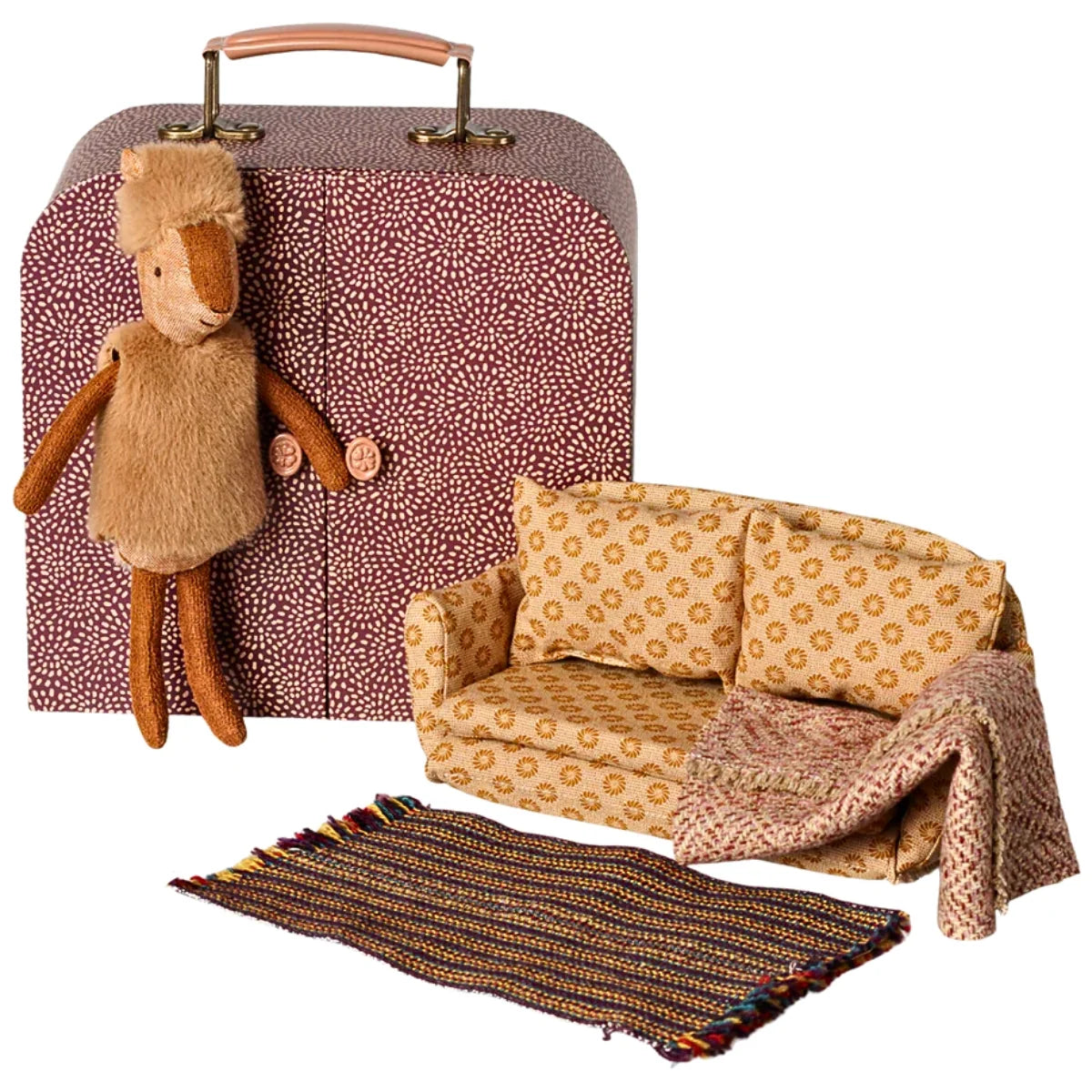 Maileg Reindeer in Suitcase Little Sister