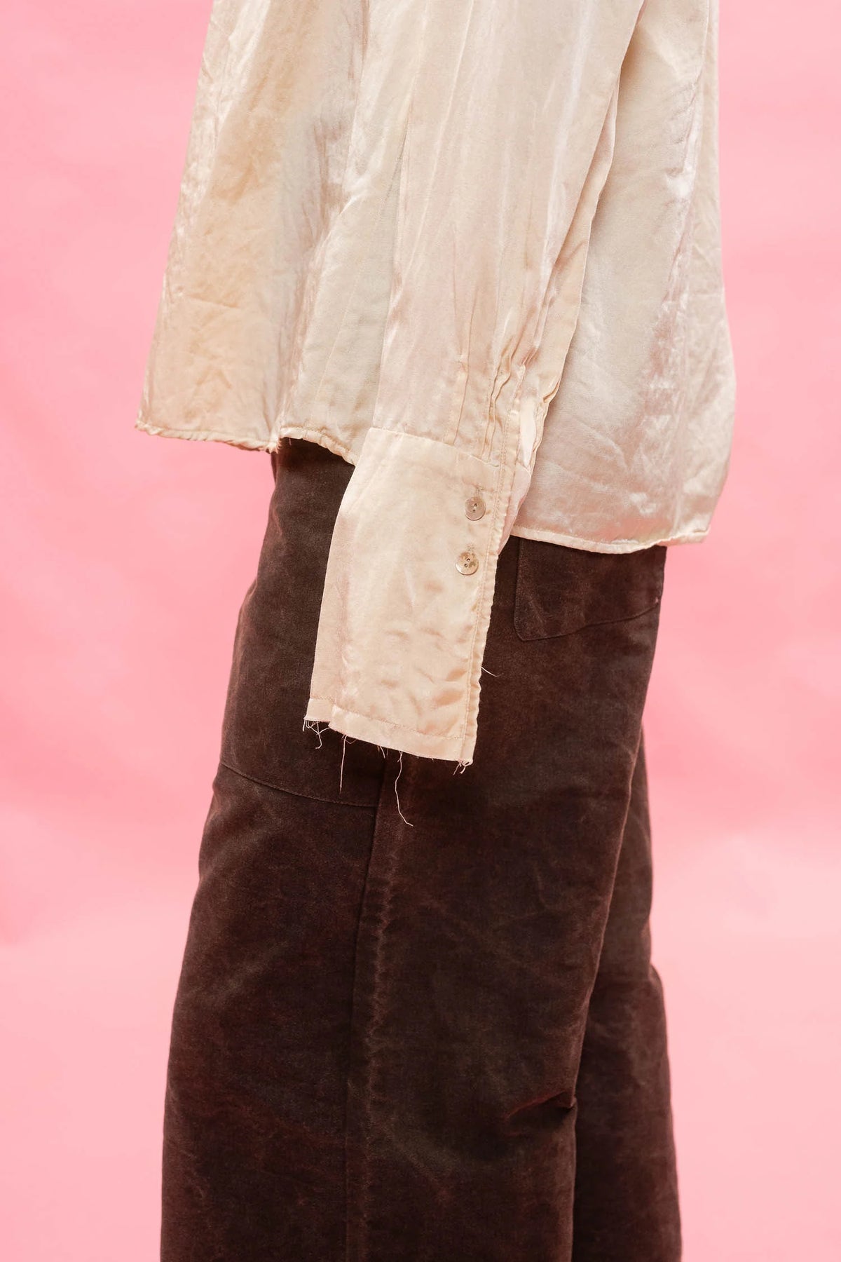 Sula Washed Shirt Silk Cotton- Oyster White
