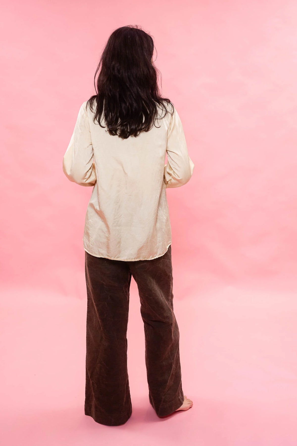 Sula Washed Shirt Silk Cotton- Oyster White