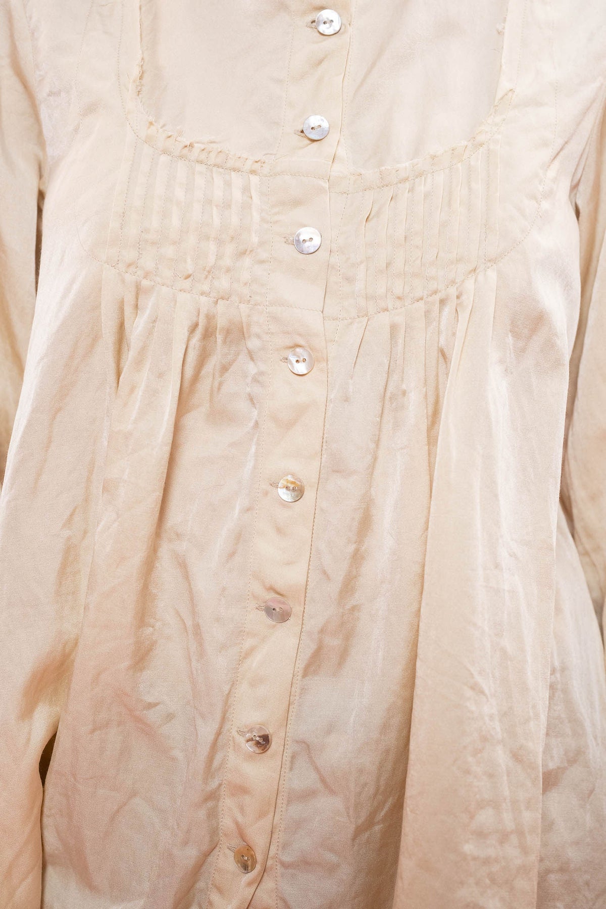 Sula Washed Shirt Silk Cotton- Oyster White