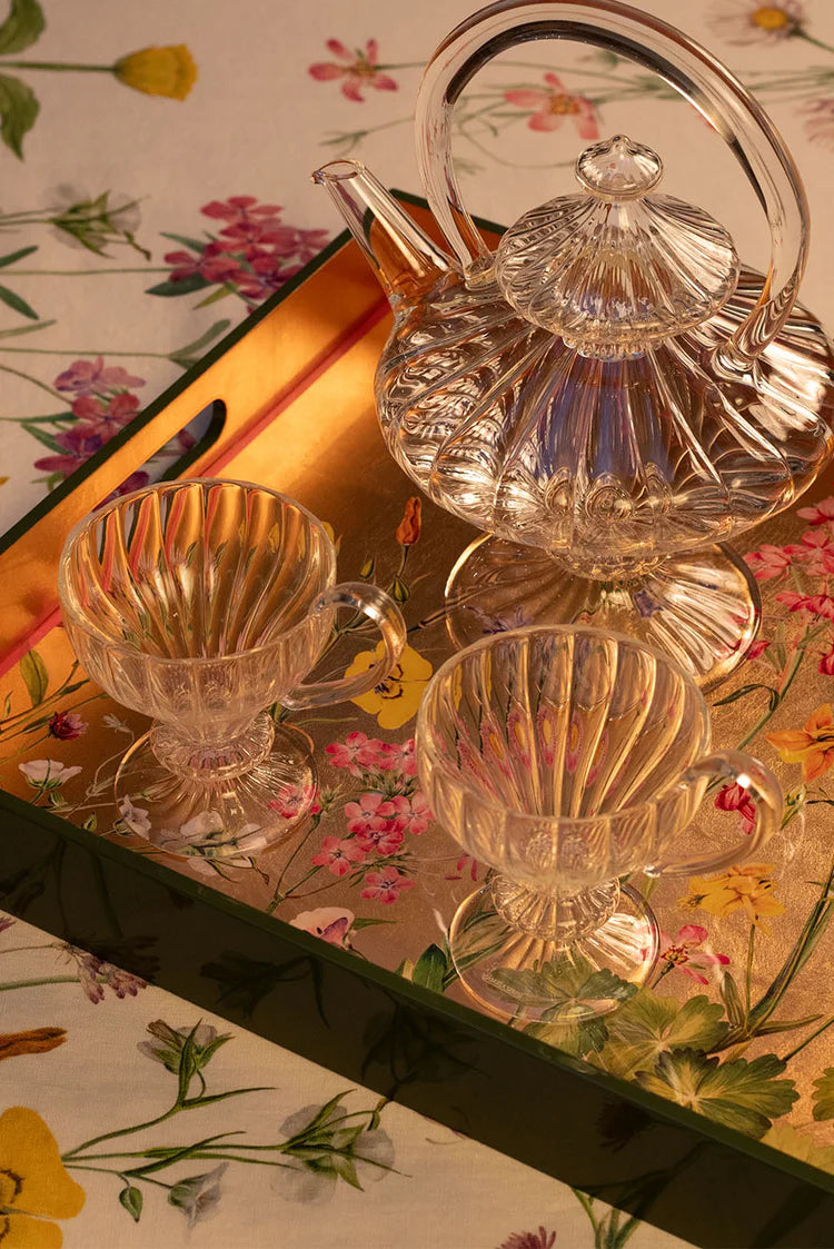 Summerill & Bishop Gold Leaf 'Our June' Rectangular Tray