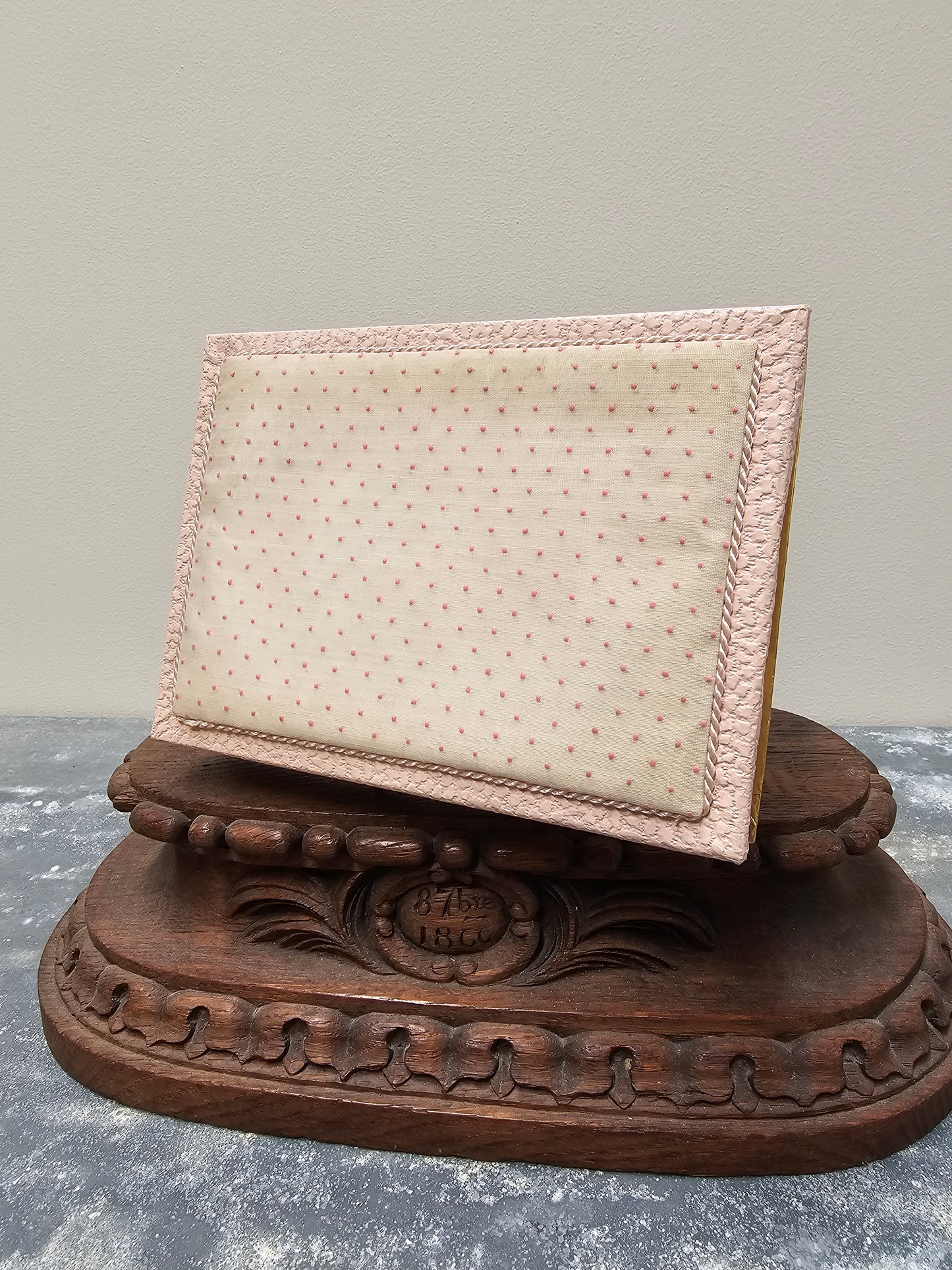 Vintage Pink Belgian Chocolate Box