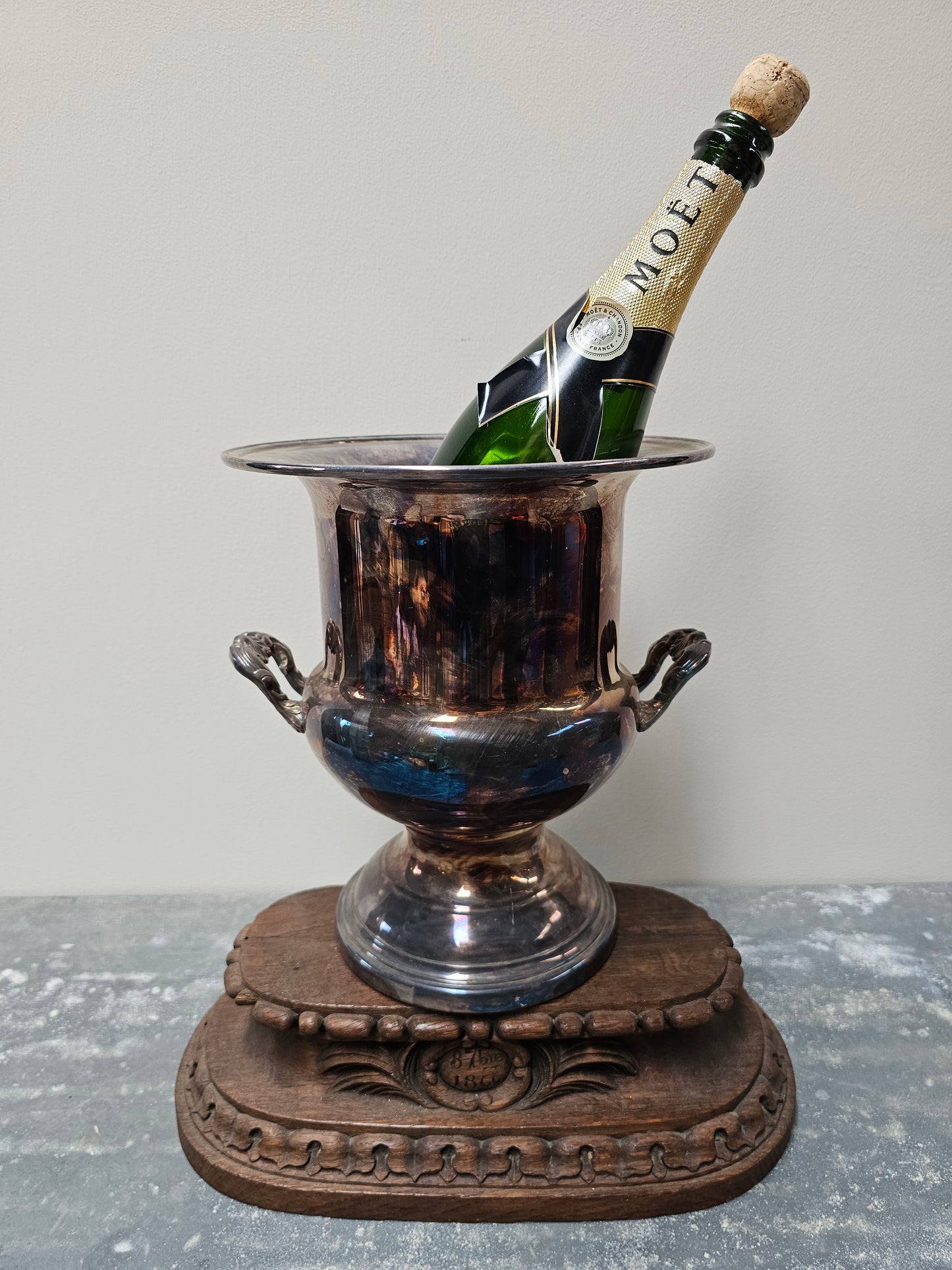 Vintage Oneida Silver Champagne Bucket