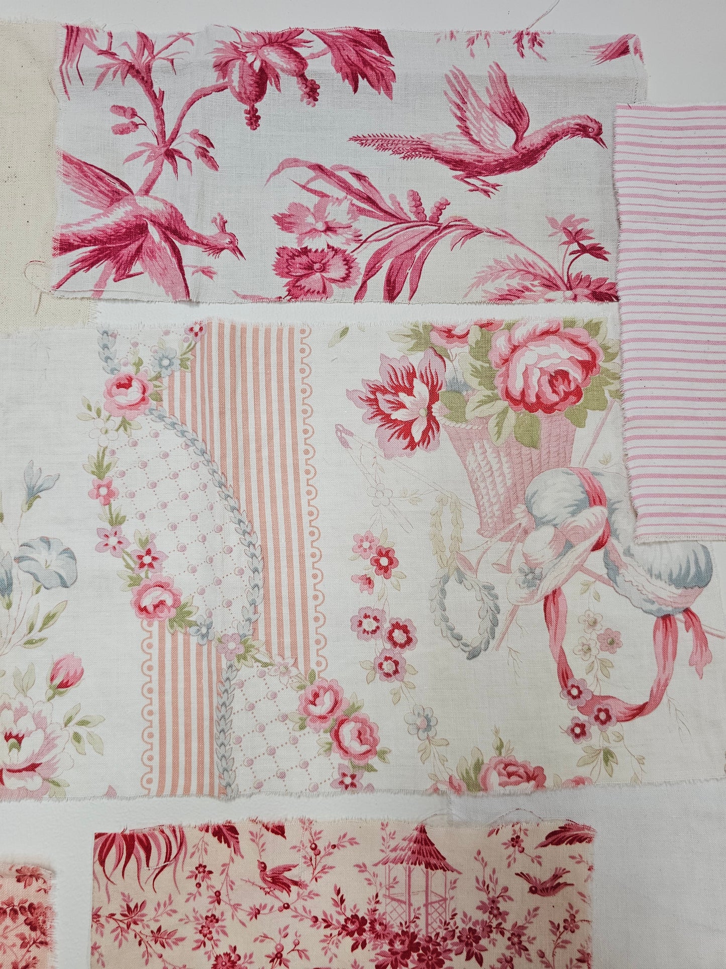 Antique French Fabric Pack - Pink II