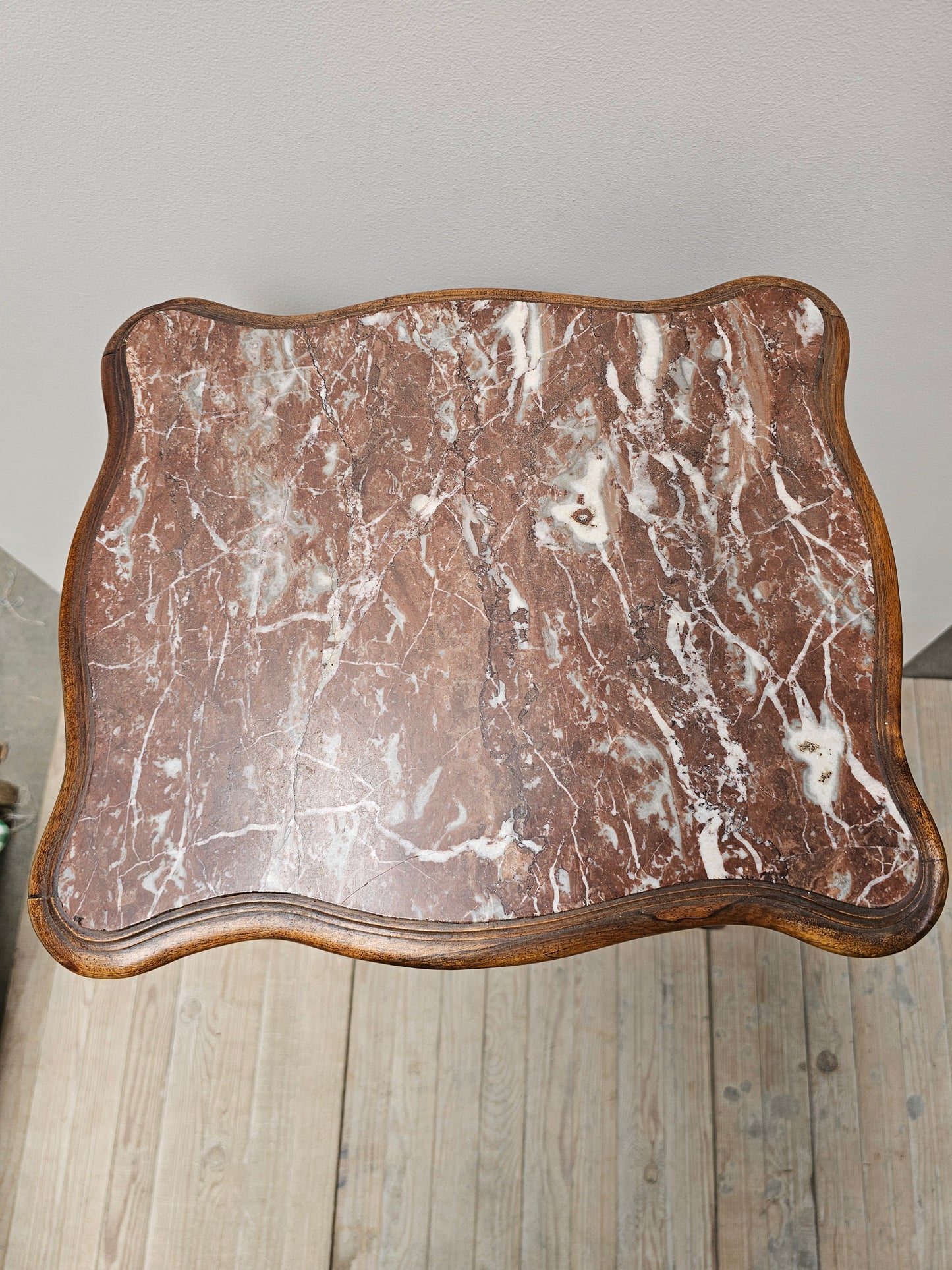 Antique French Louis XV Serpentine Bedside Table