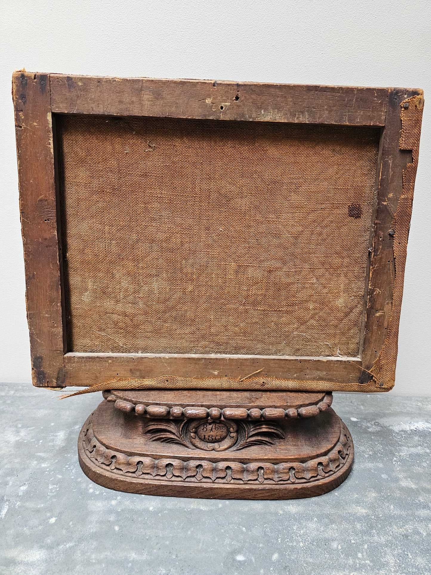 Antique European 'Apples & Walnuts' Still Life Painting