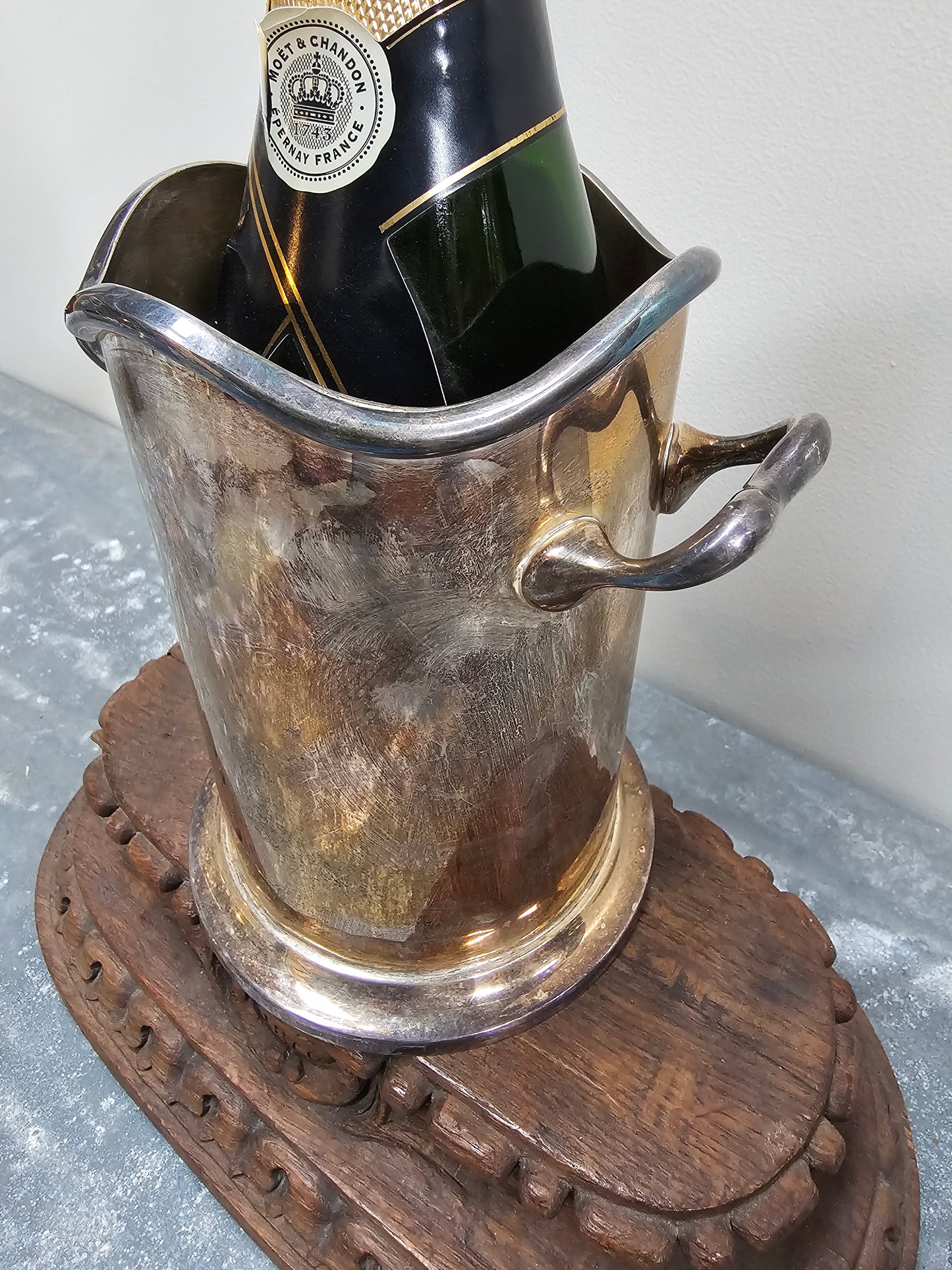 Vintage French Petite Champagne Bucket