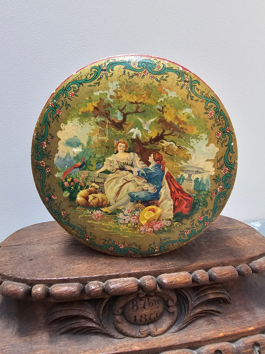 Antique French Romantic Chocolate Box