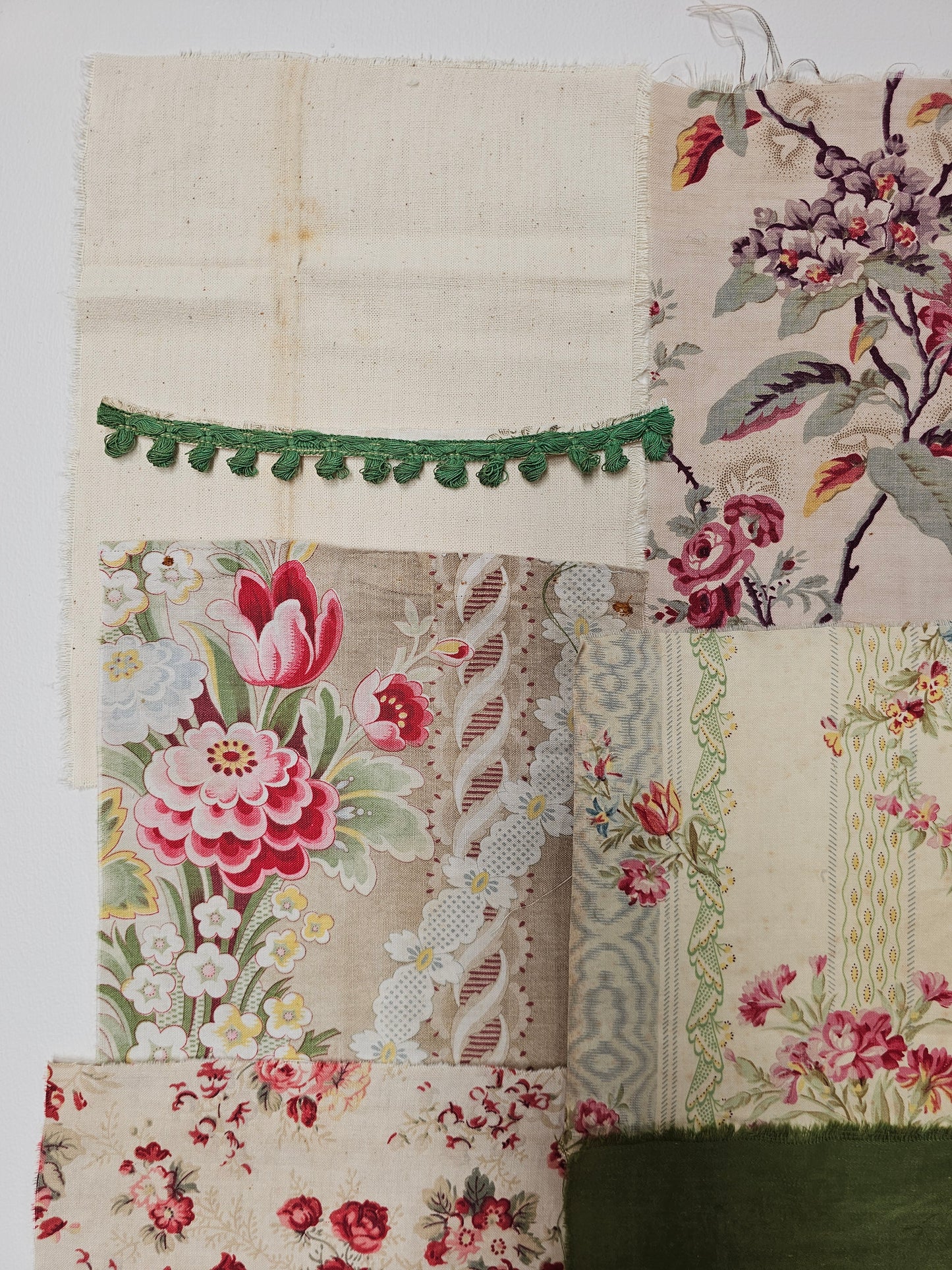 Antique French Fabric Pack - Green