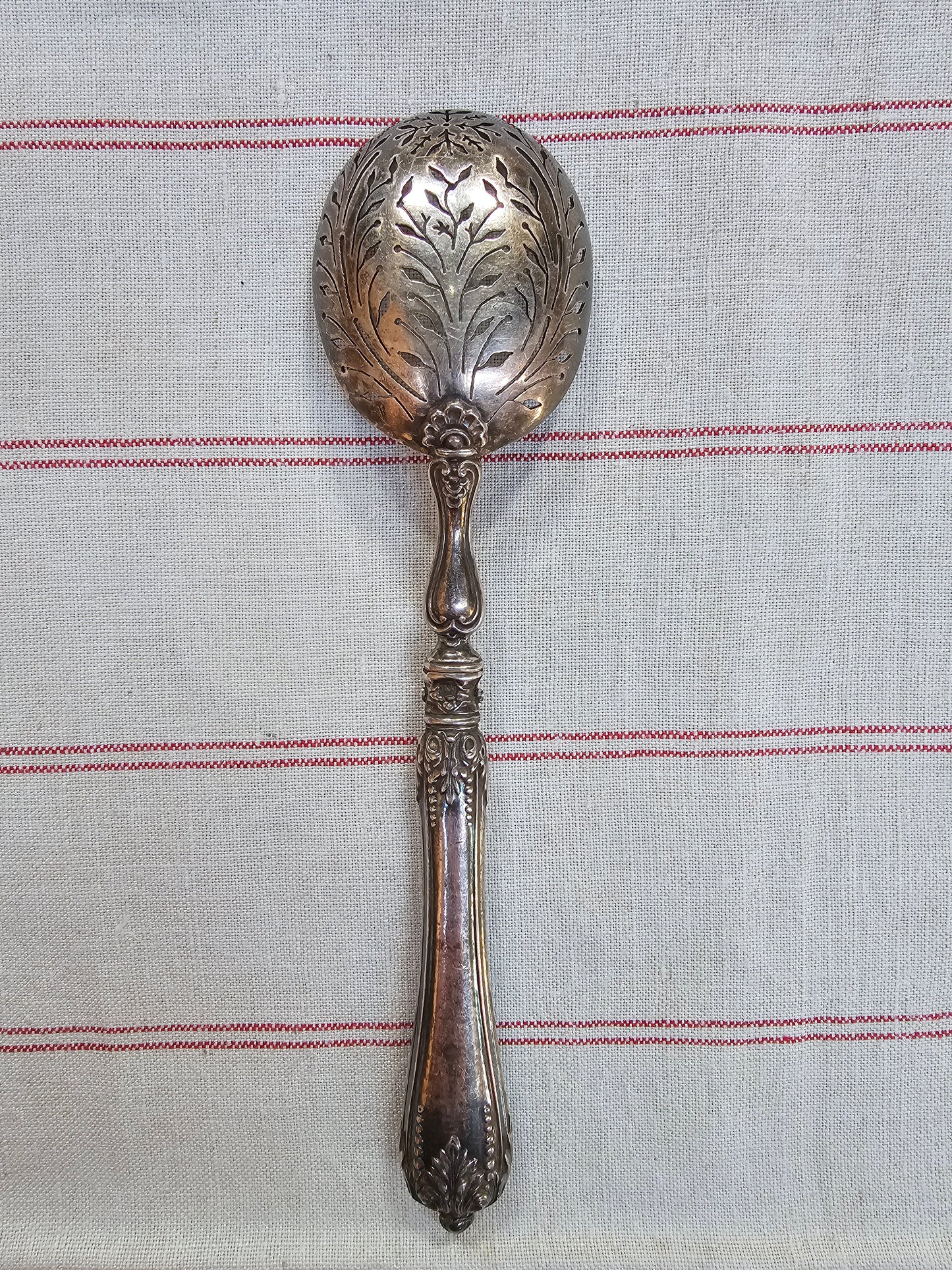 Antique French Silver Scalloped Sugar Sprinkling Spoons - III