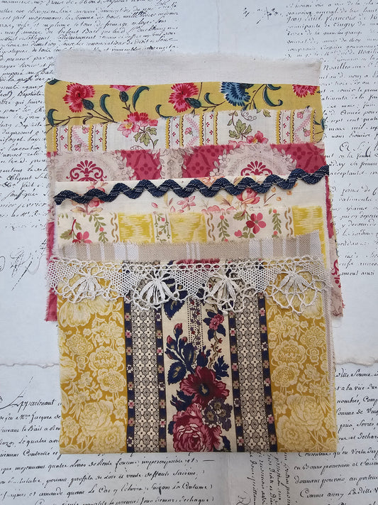 Antique French Buttercup Fabric Pack - II