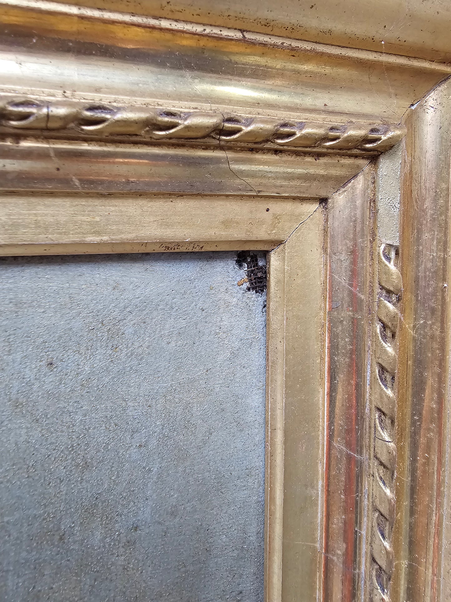 Antique European Mountain Scene Painting