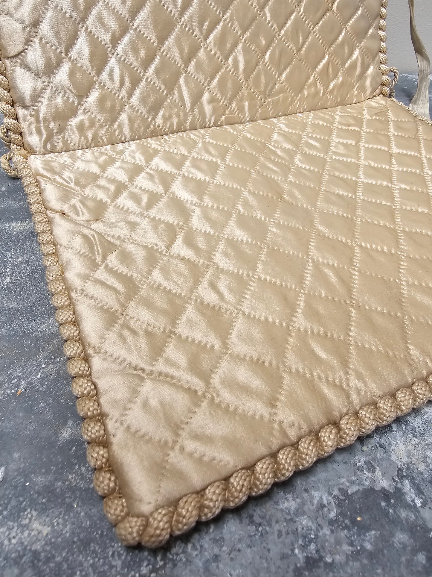 Antique French Embroidered Silk 'Monchoirs' Handkerchief Book