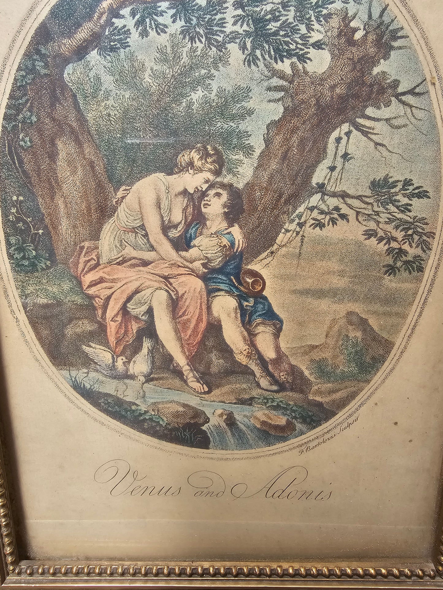 Antique European Laurel Wreath Frames