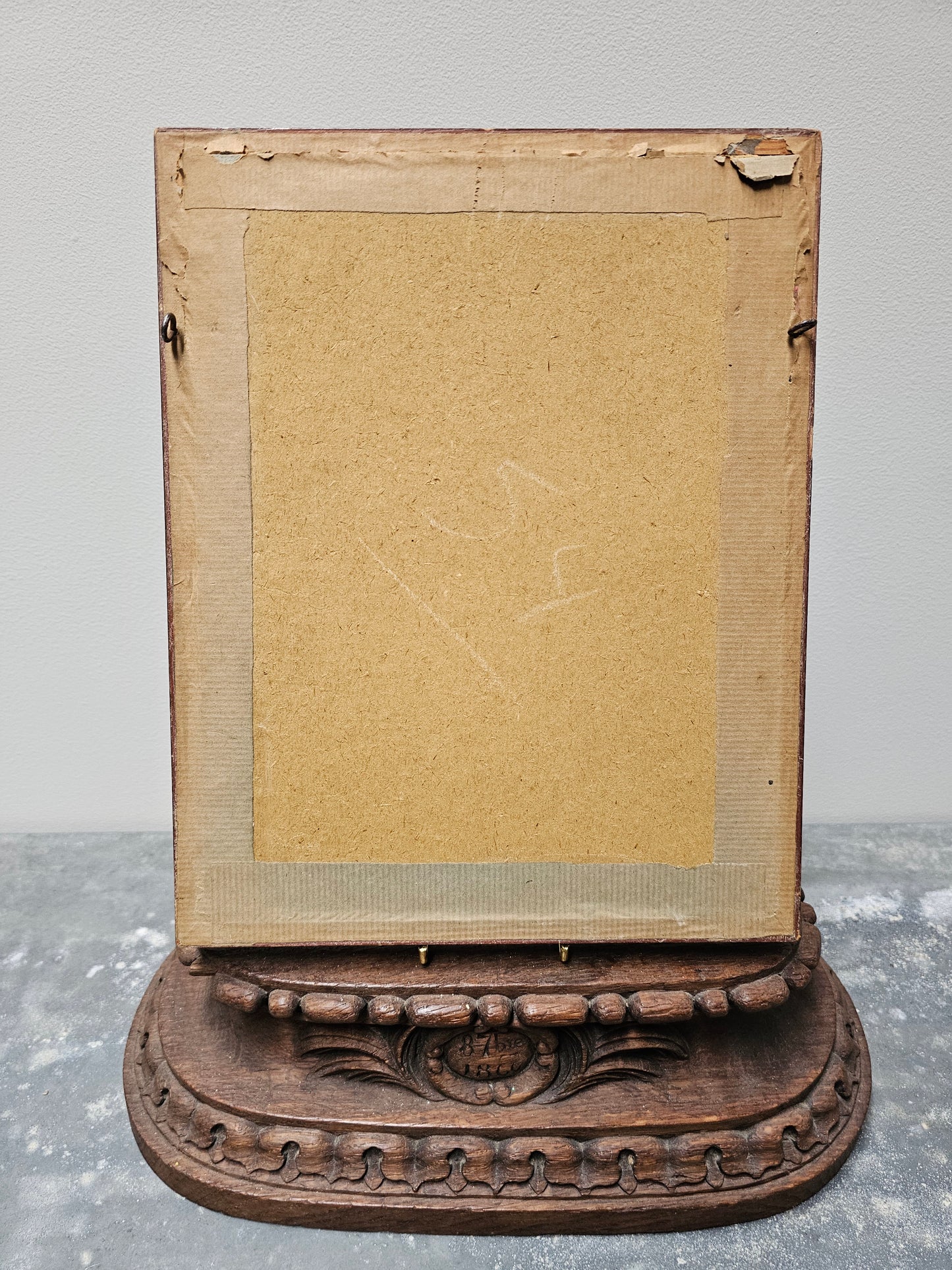 Antique French 1838 Framed Comedy Illustration