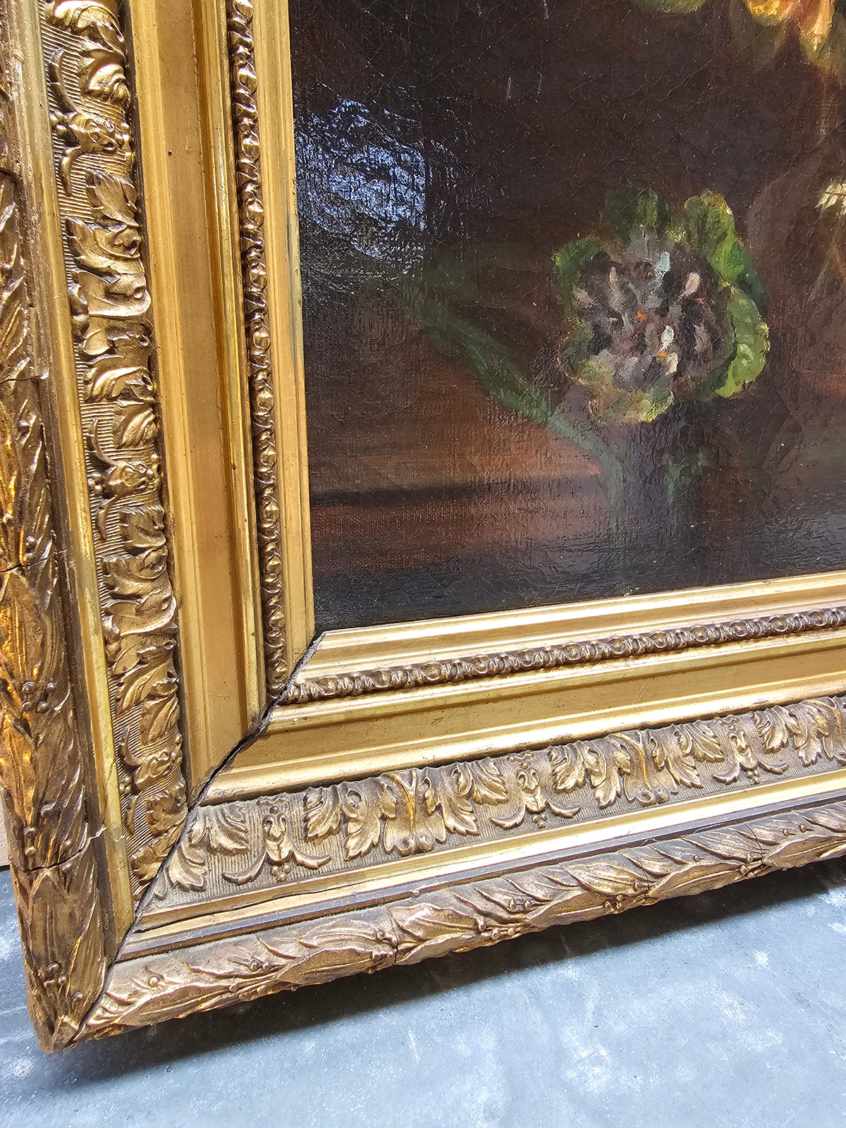 Antique European 'Roses' 1899 - Still Life Painting